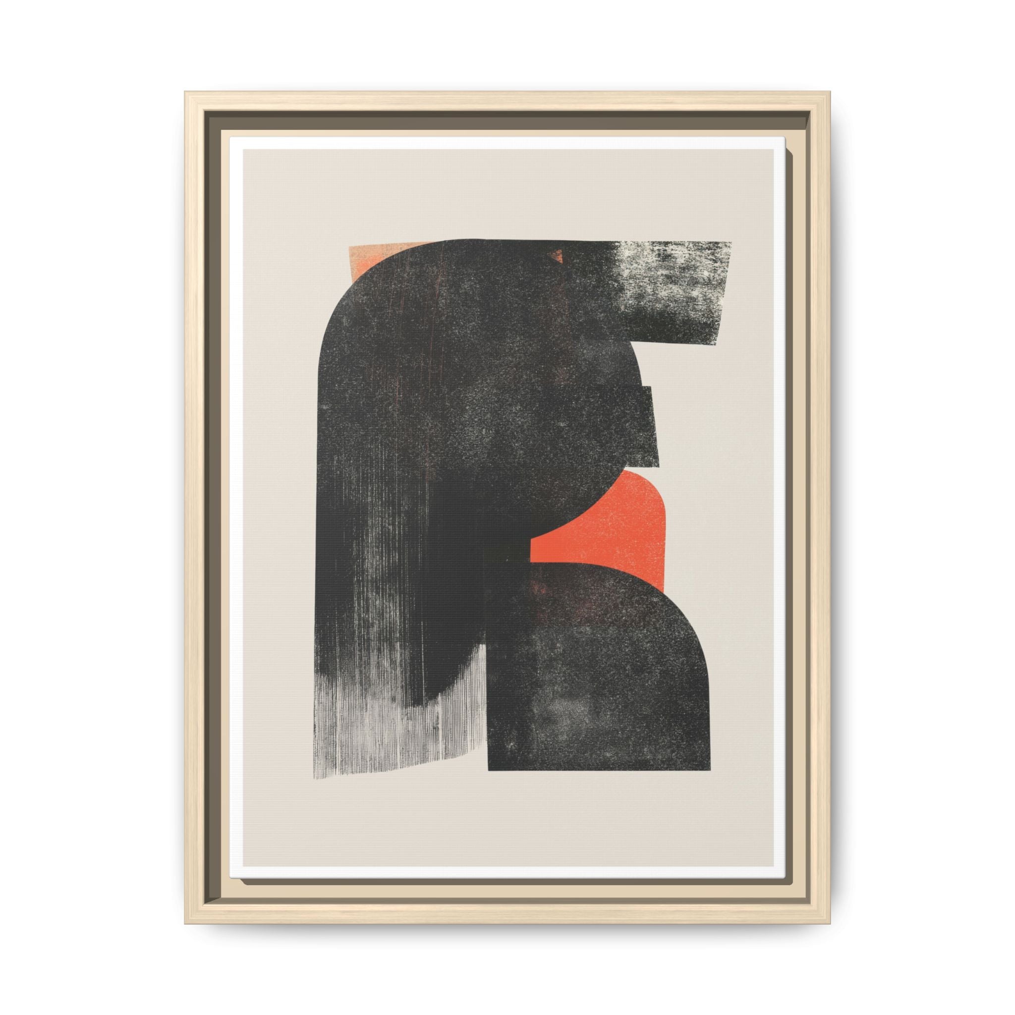 Ember Shadow Structure - Framed