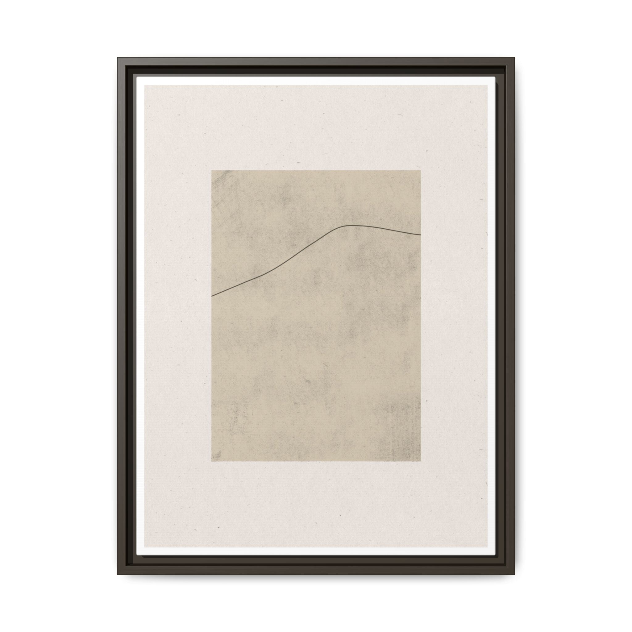 Whispered Horizon Trace - Framed