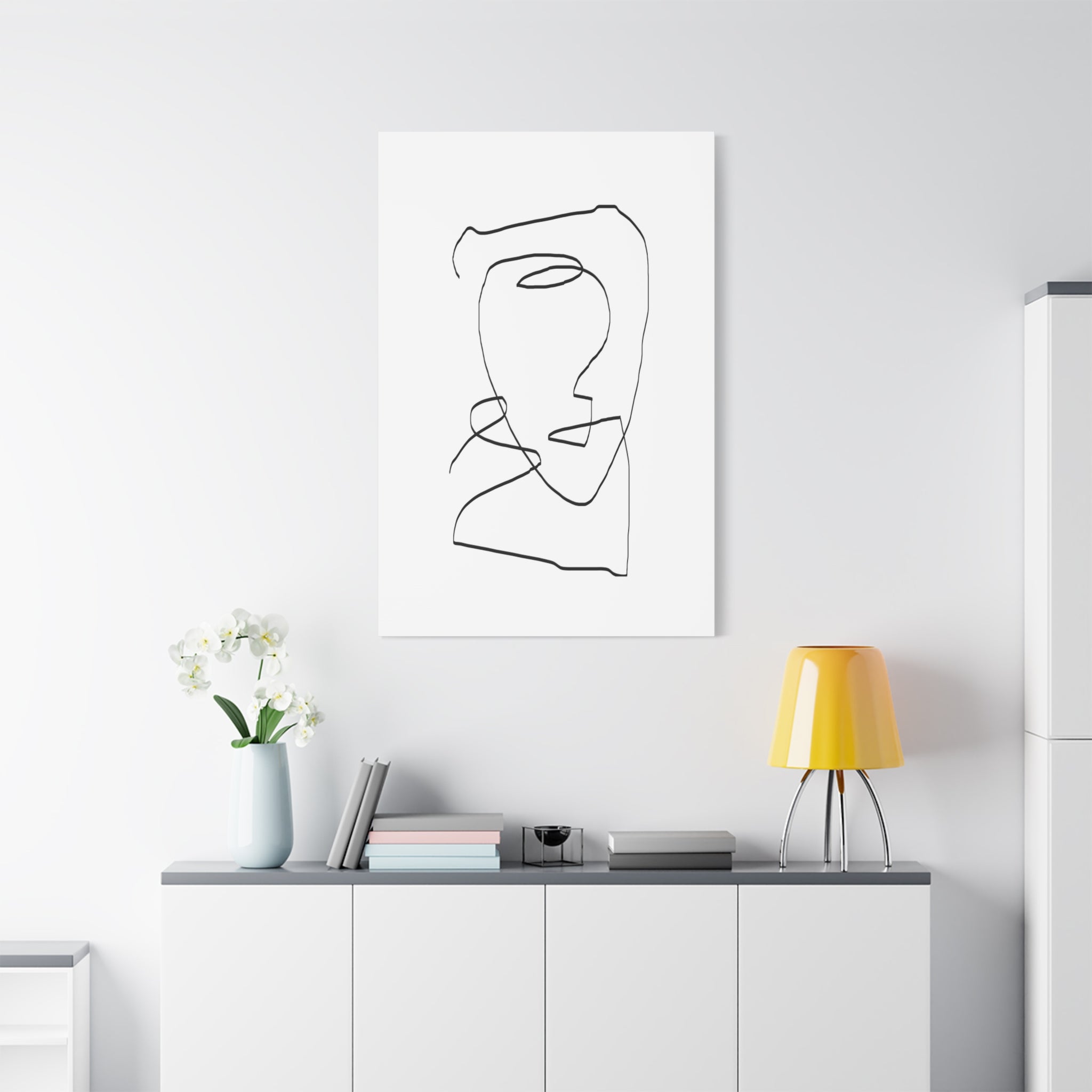 Silent Contour Reverie - Canvas