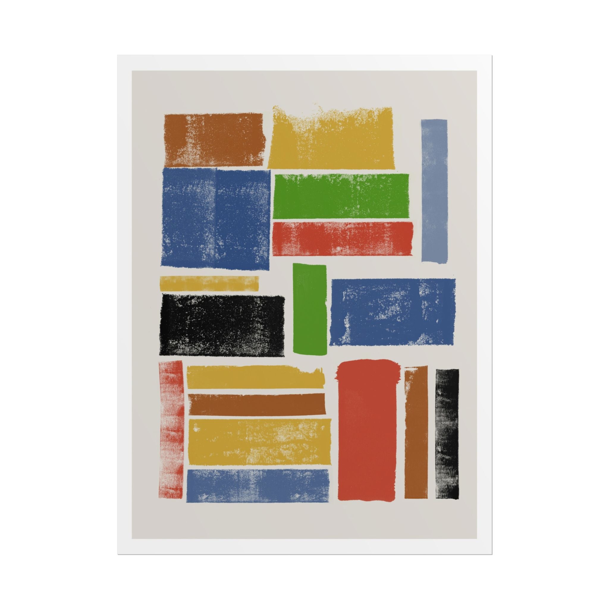 Playful Color Rhythm - Poster