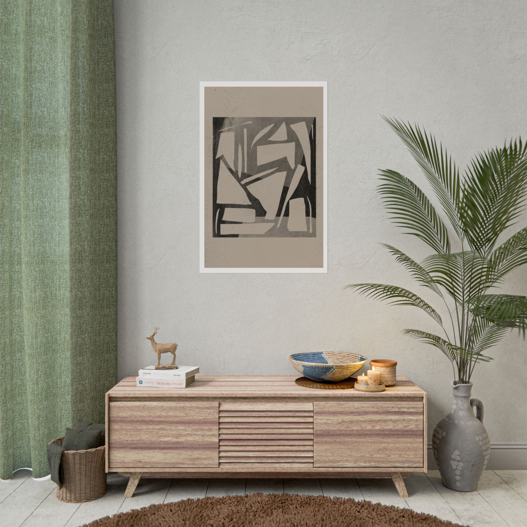 Shadow Fragment Rhythm Study - Poster