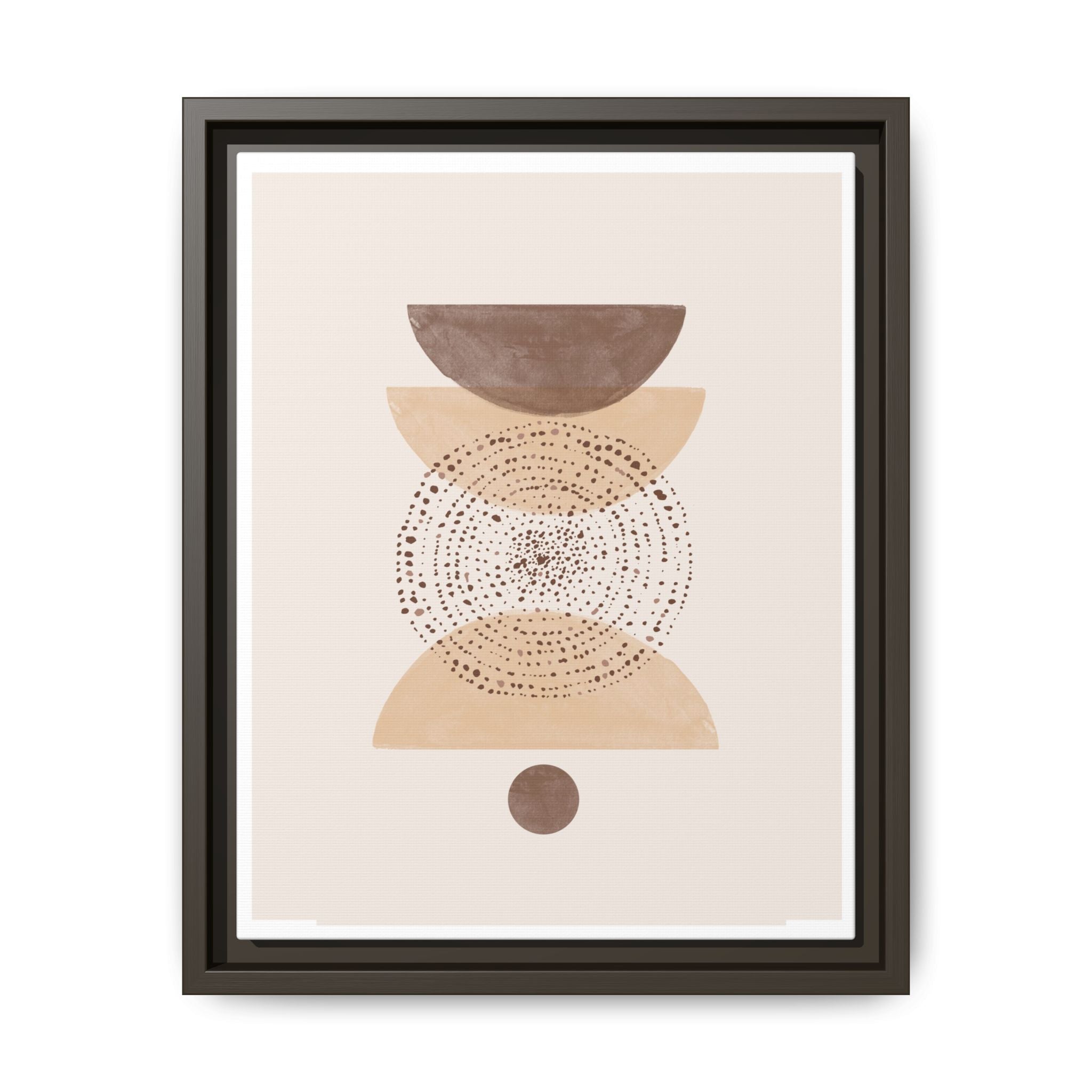 Terracotta Orbit Balance - Framed