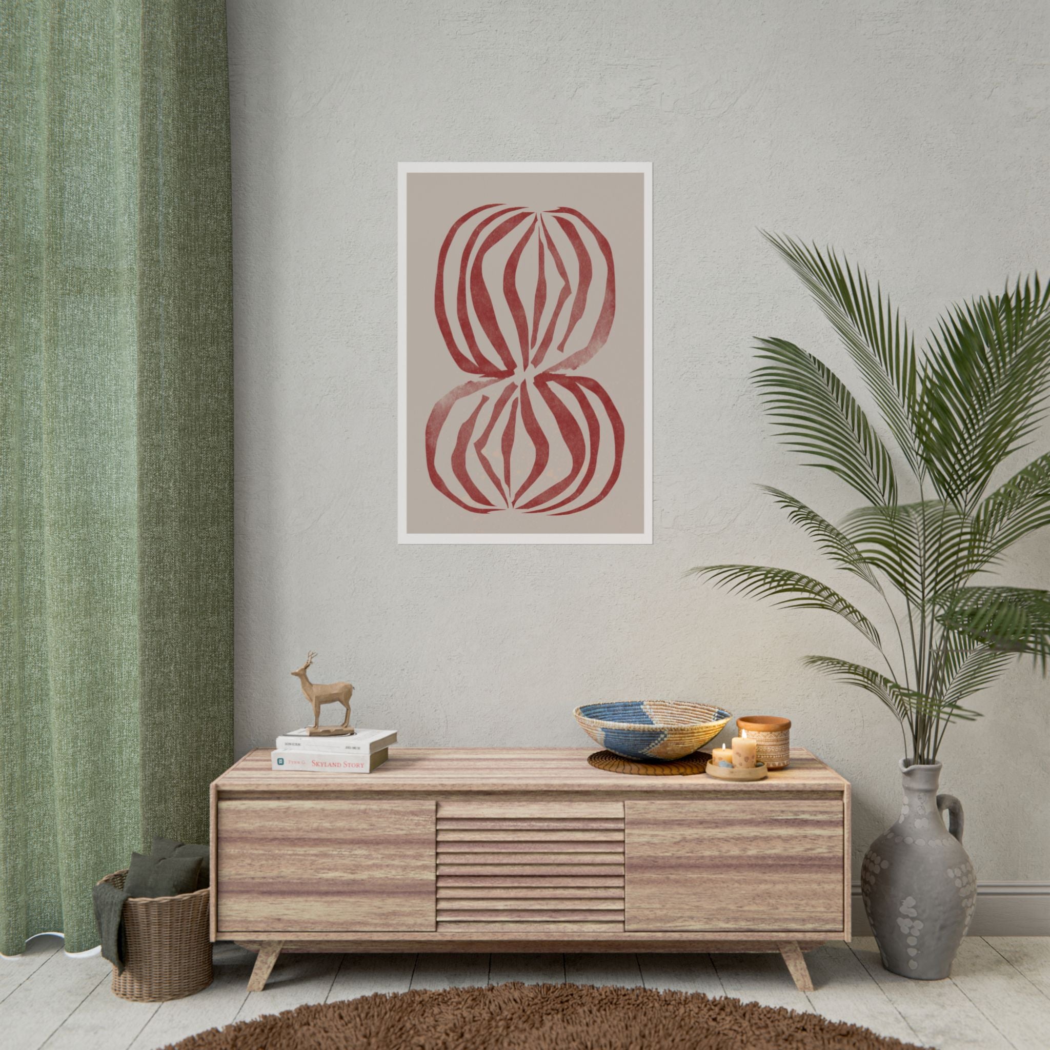 Crimson Petal Echoes - Poster