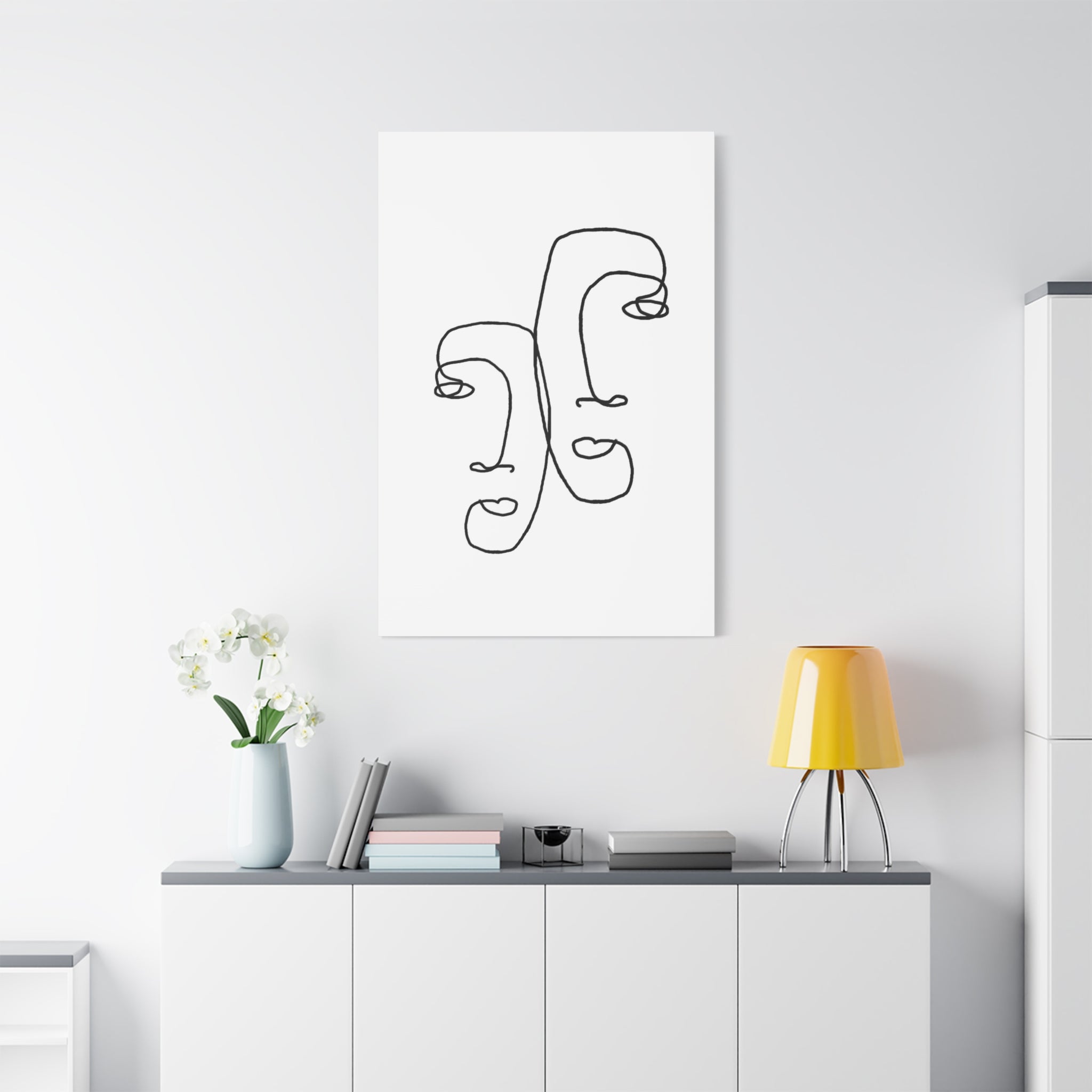 Silent Dual Reflections - Canvas