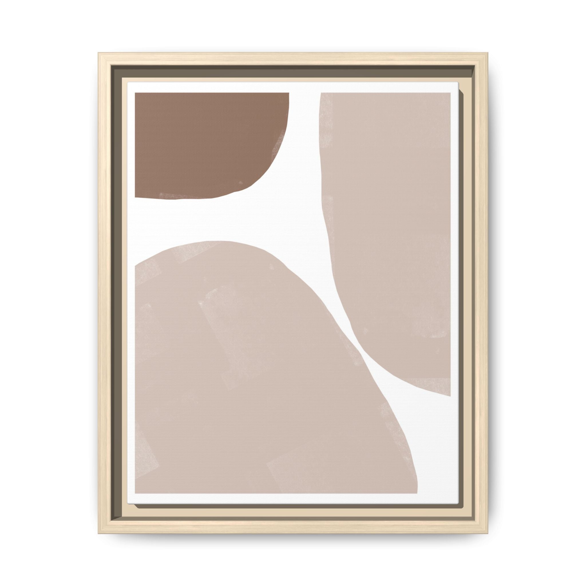 Muted Clay Horizons - Framed