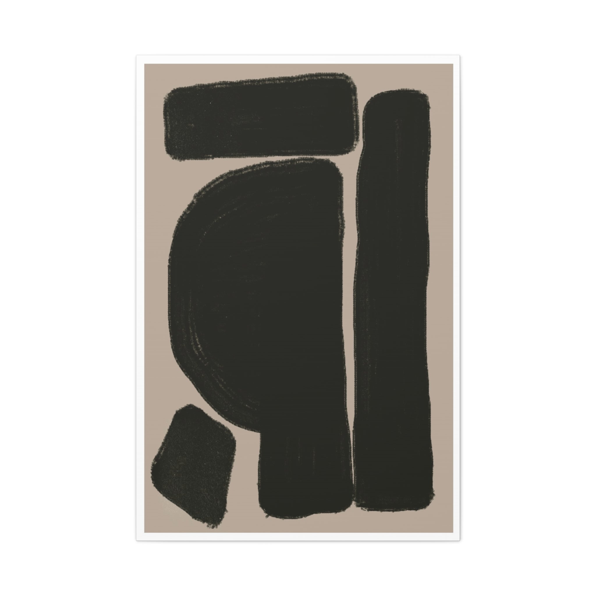 Velvet Obsidian Forms - Canvas