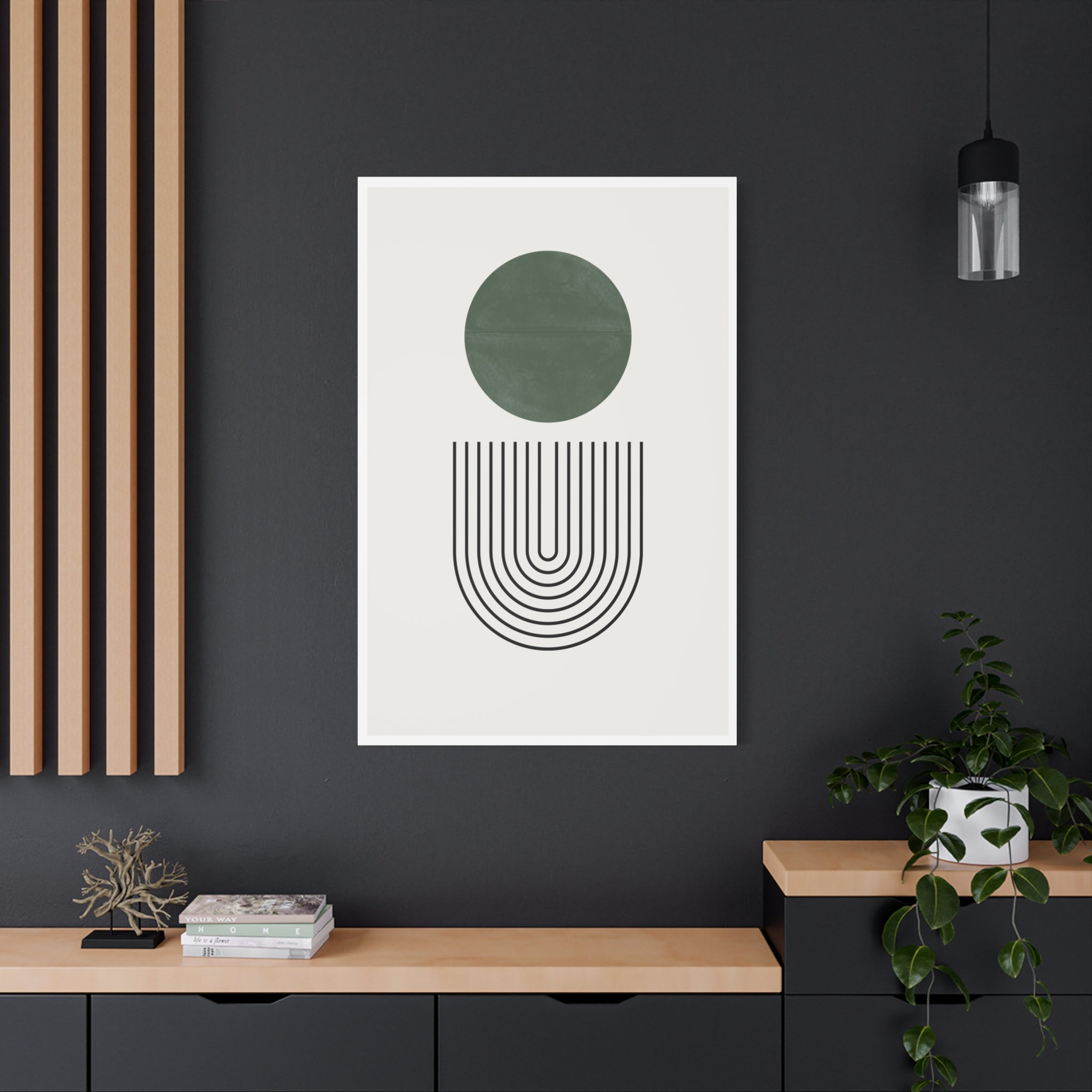 Emerald Orbit Pathways - Canvas