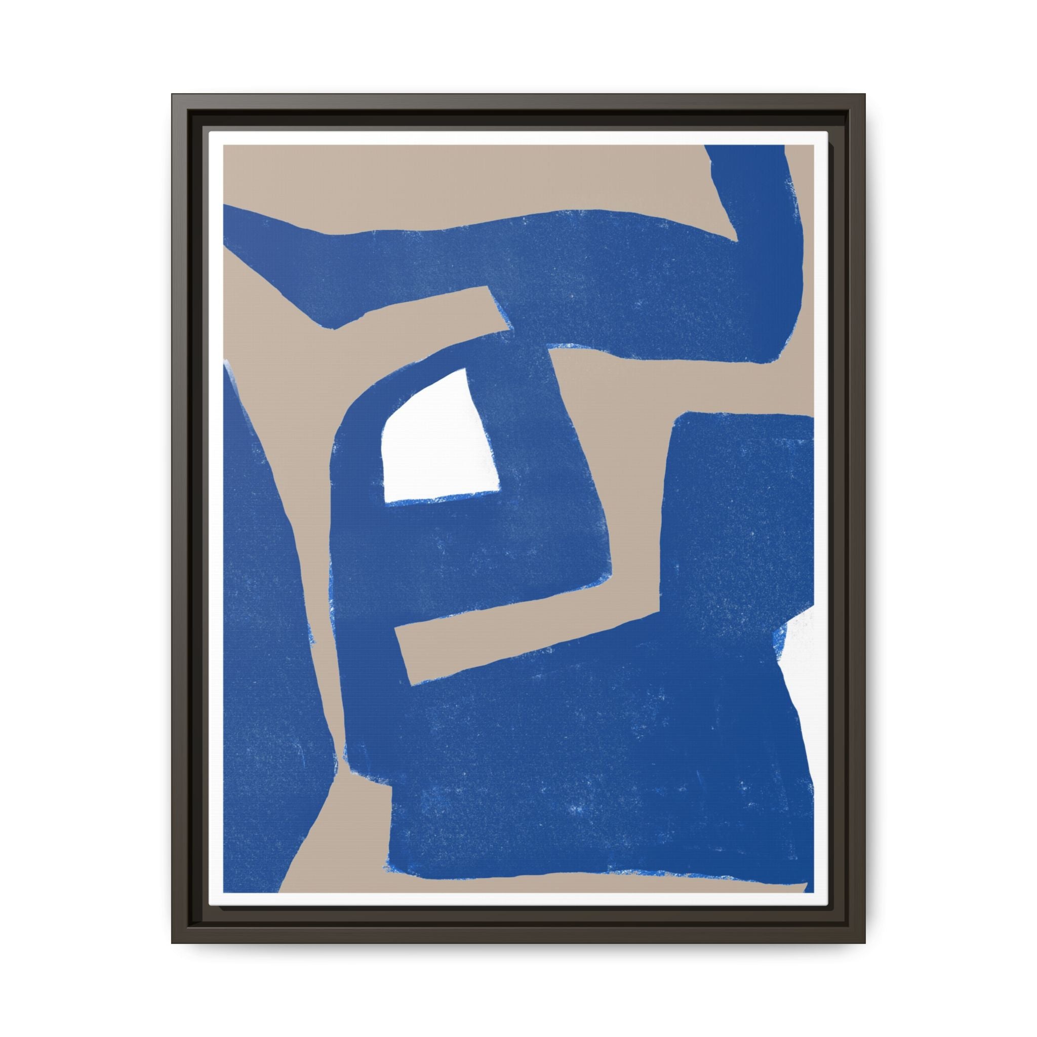 Cobalt Passage Echoes - Framed