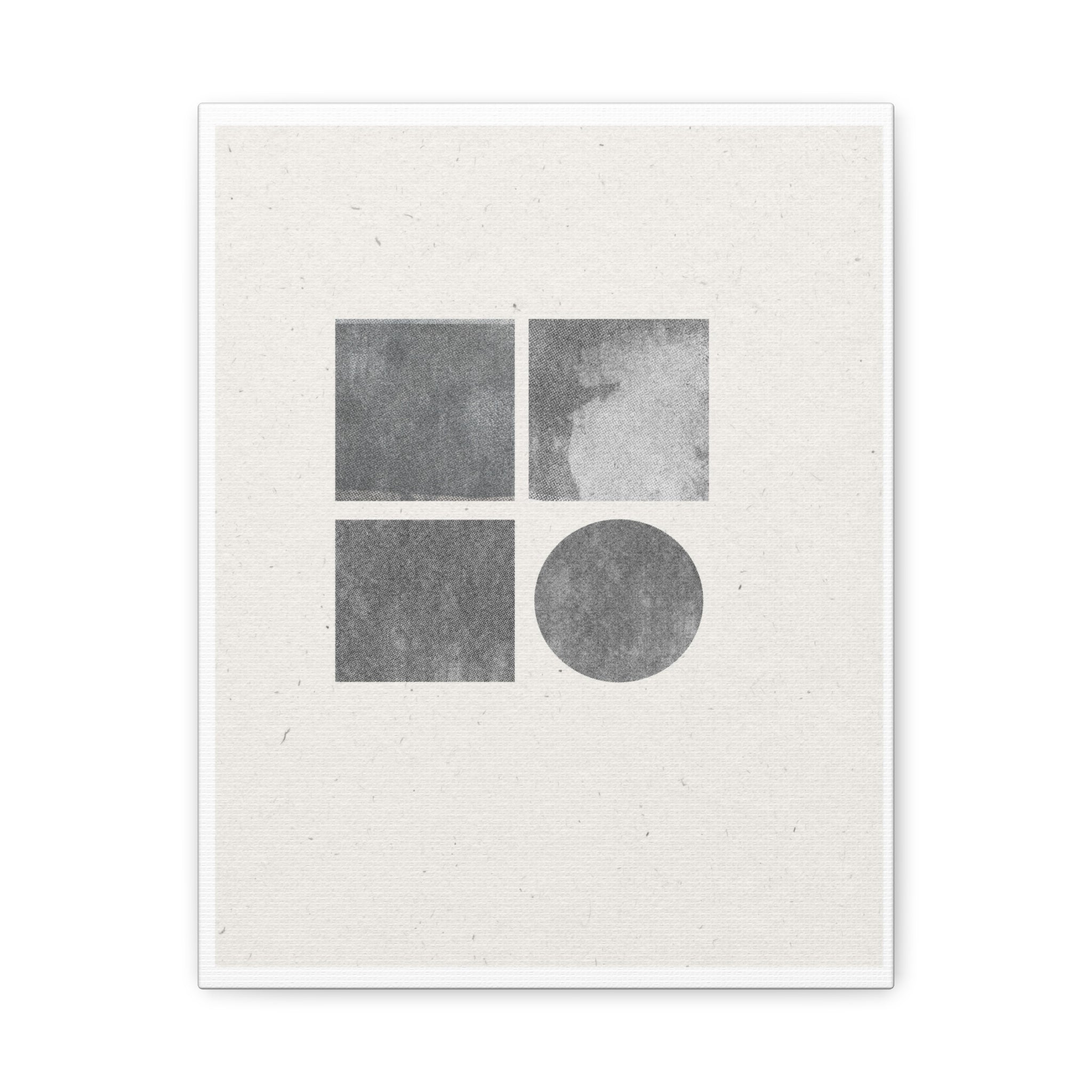 Muted Geometry Quartet - Canvas