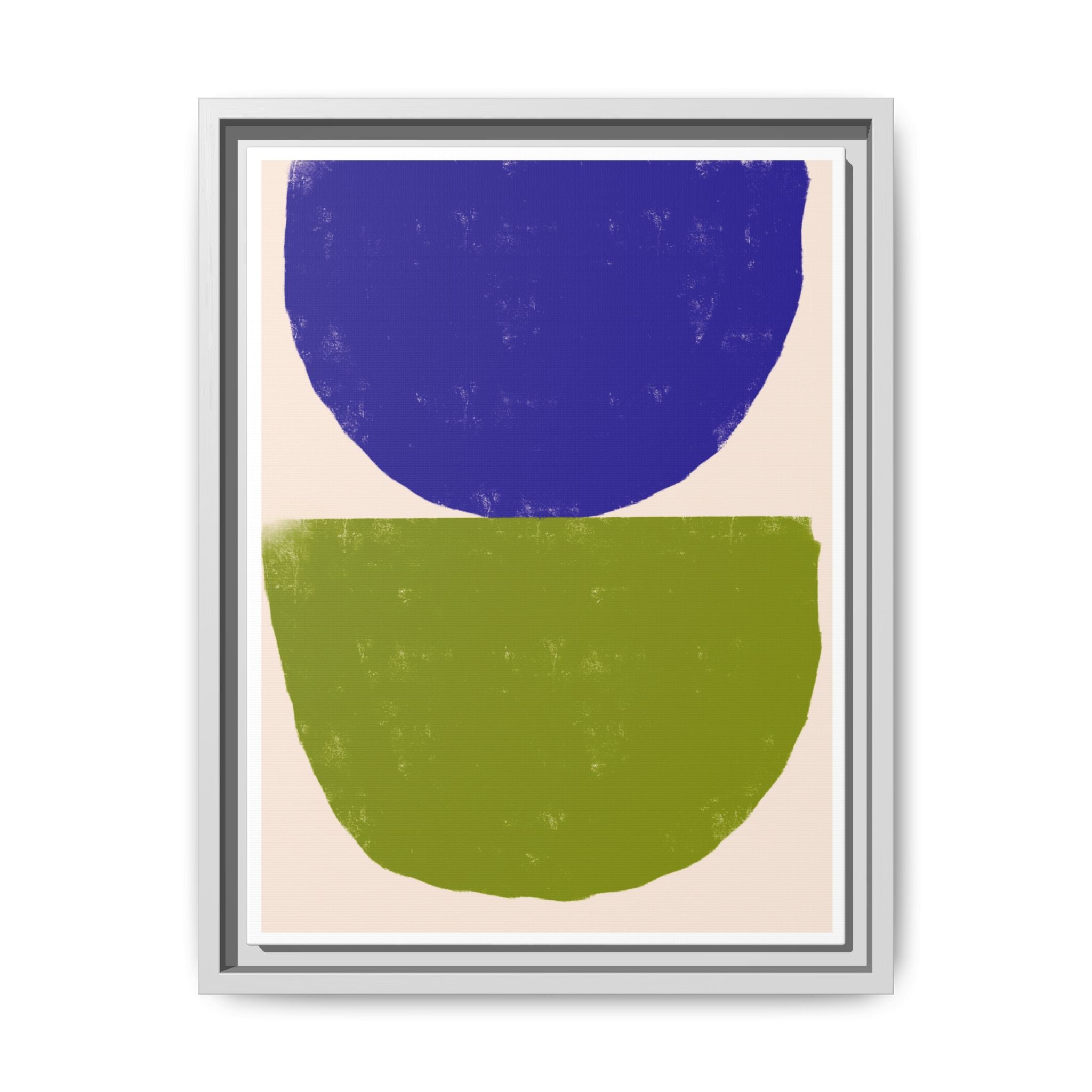 Cobalt Meadow Balance - Framed