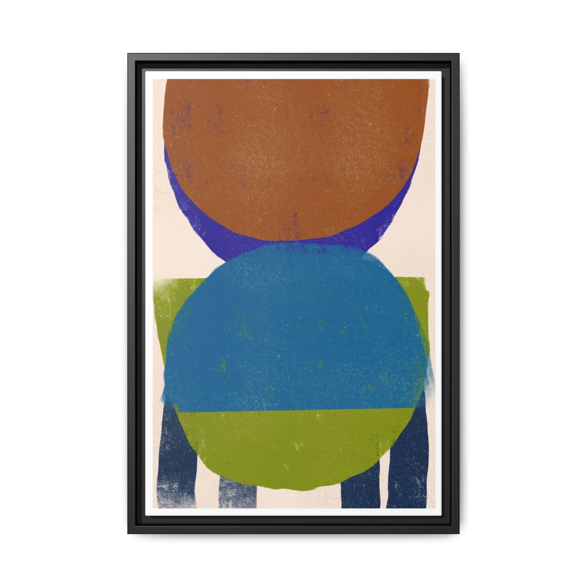 Azure Meadow Eclipse - Framed