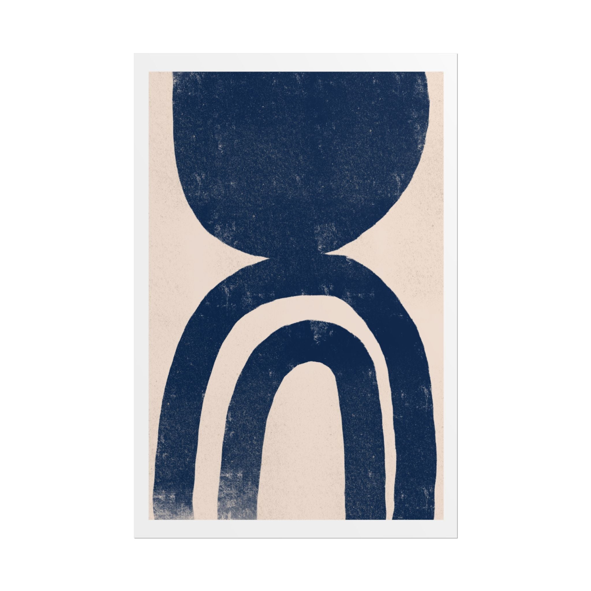 Indigo Arch Stillness - Poster