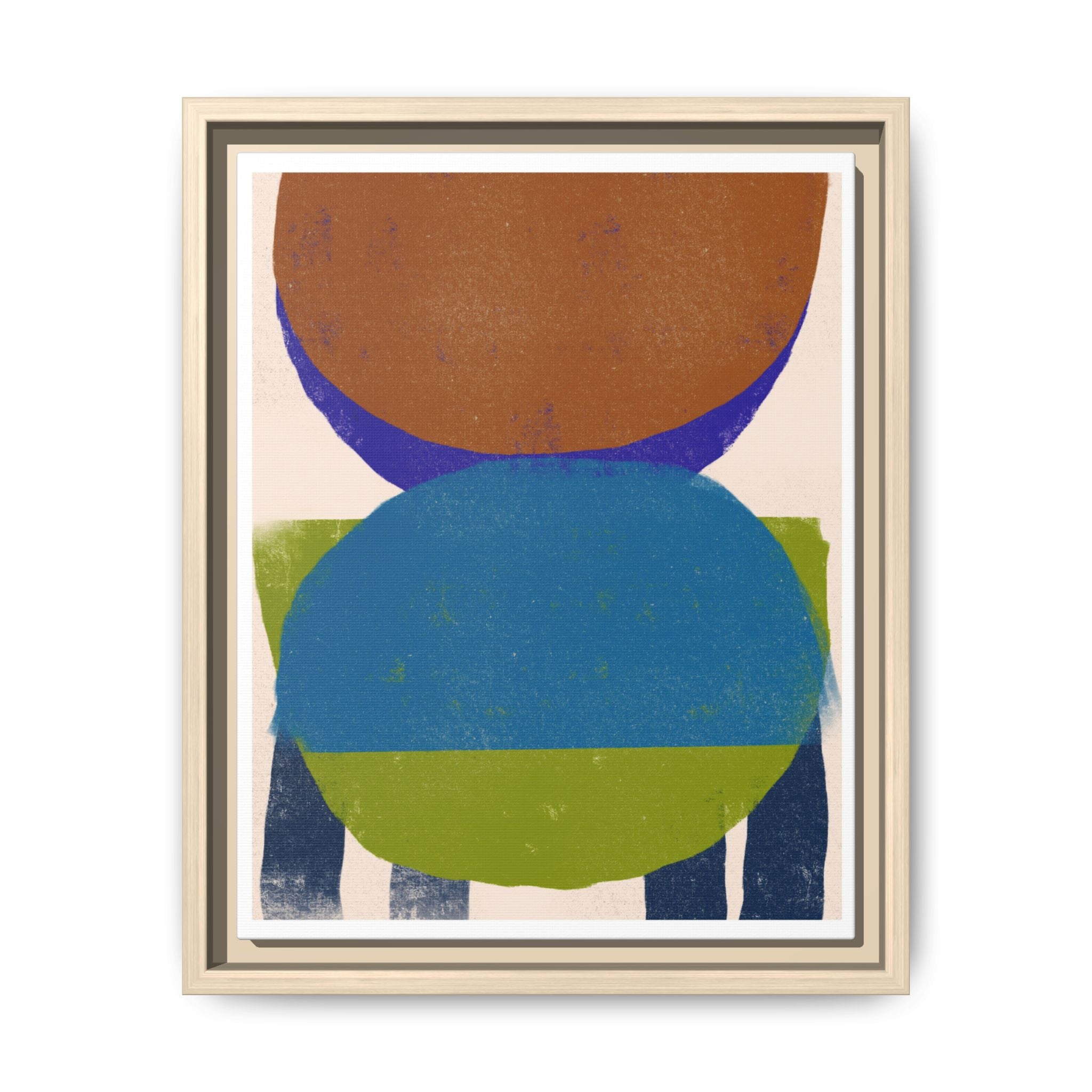 Azure Meadow Eclipse - Framed