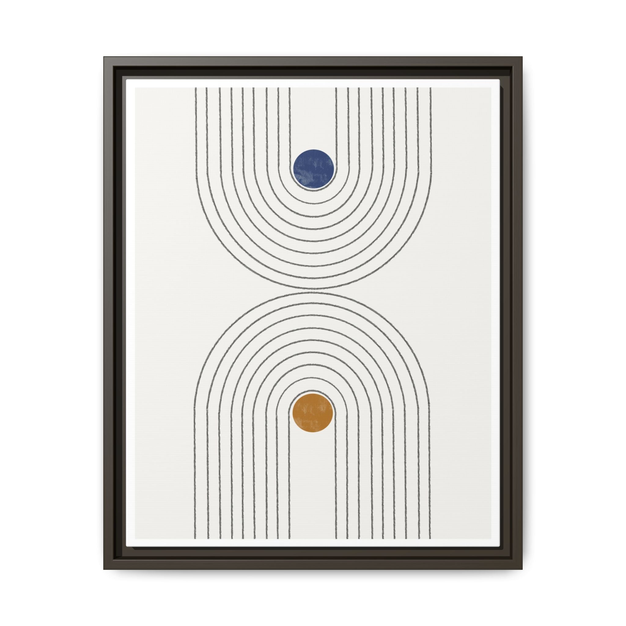 Dual Orbit Rhythm - Framed