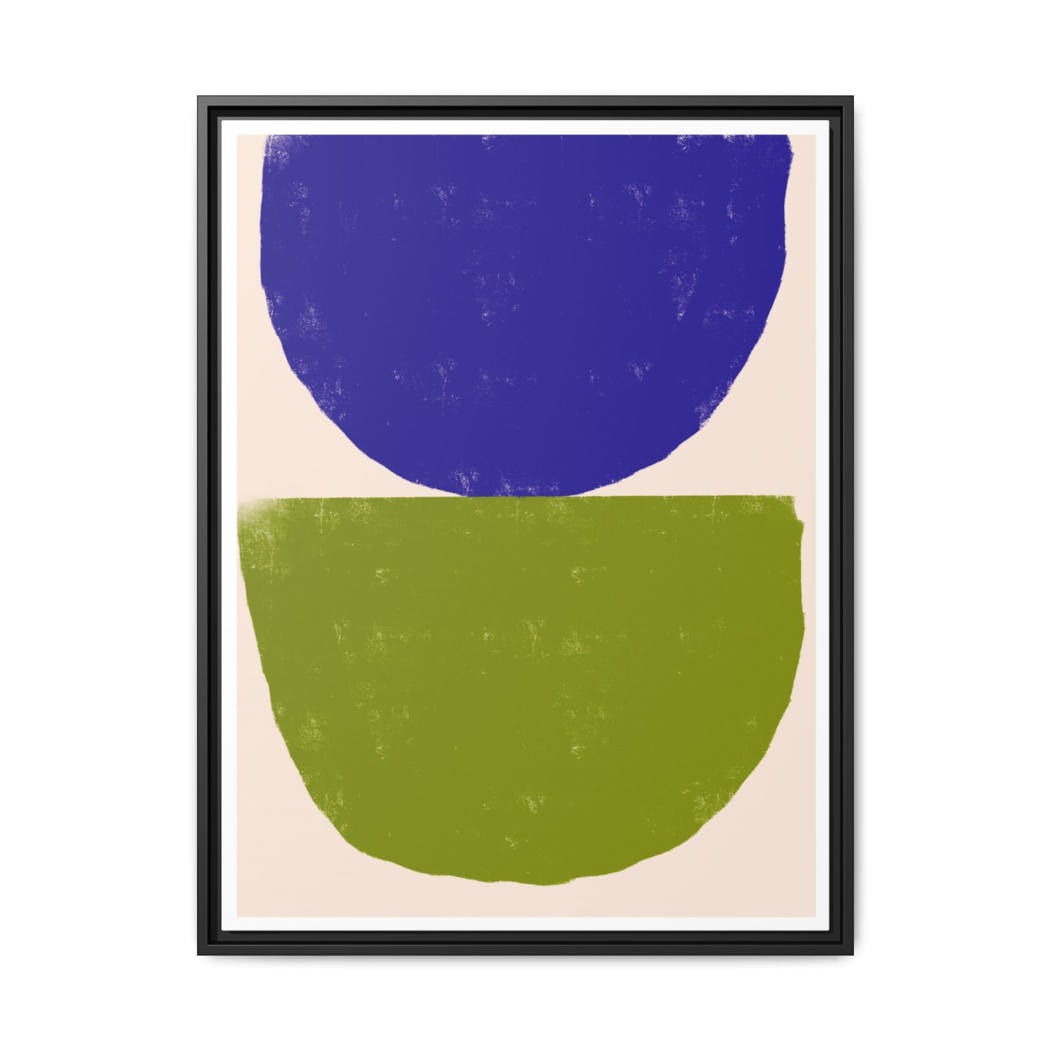 Cobalt Meadow Balance - Framed