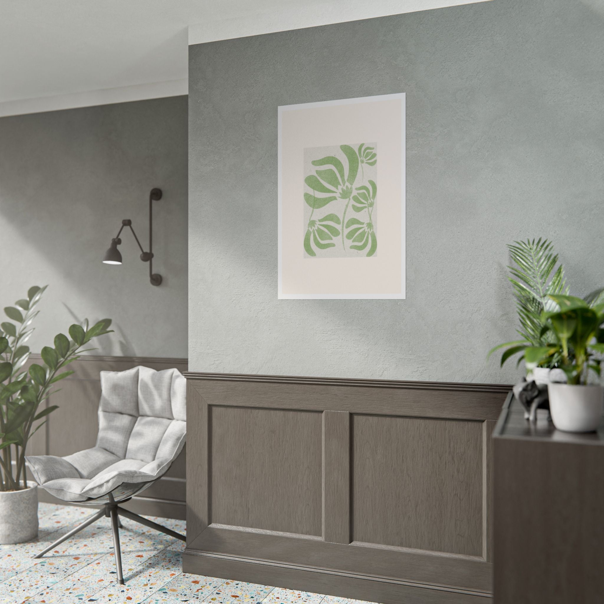 Verdant Bloom Harmony - Poster