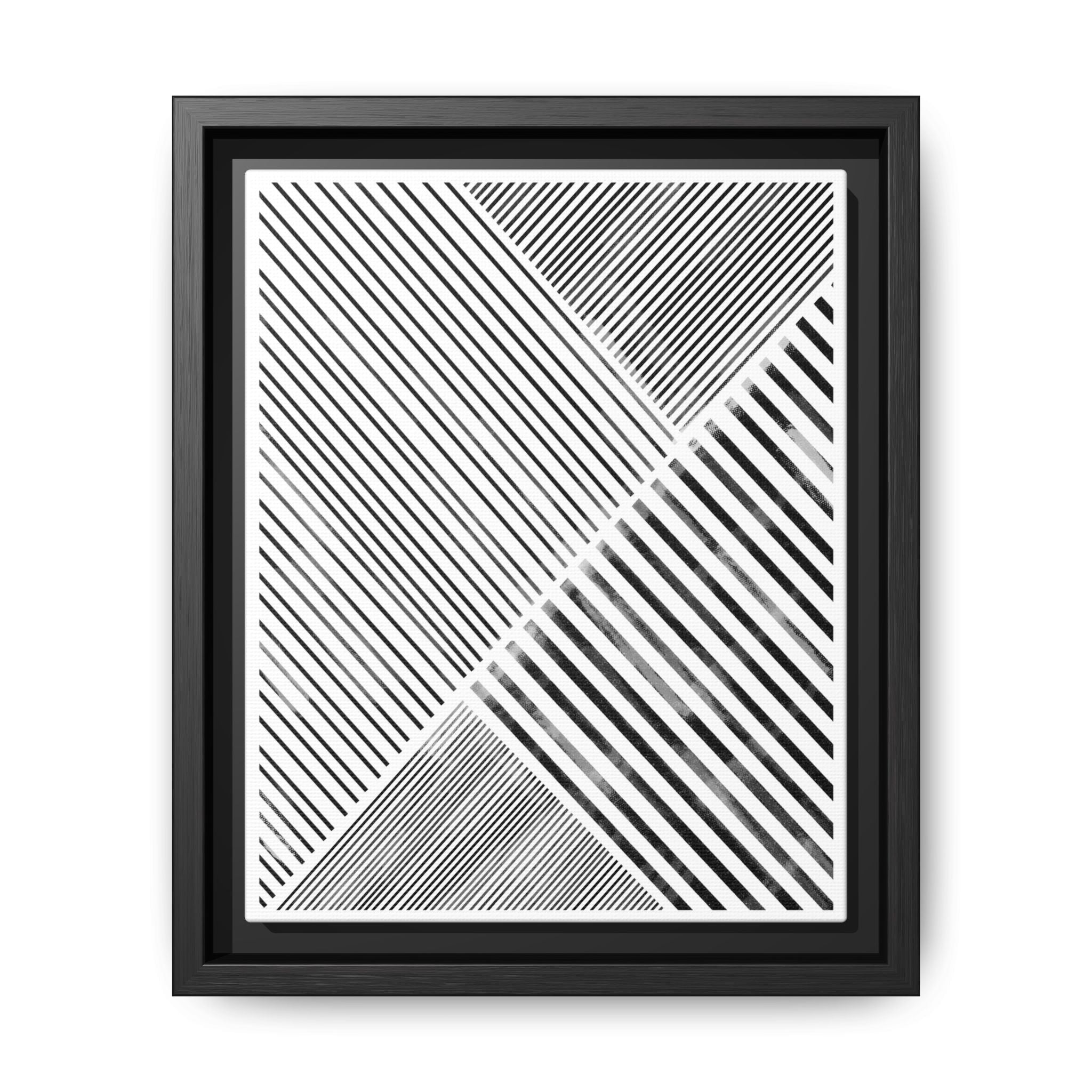 Monochrome Motion Angles - Framed