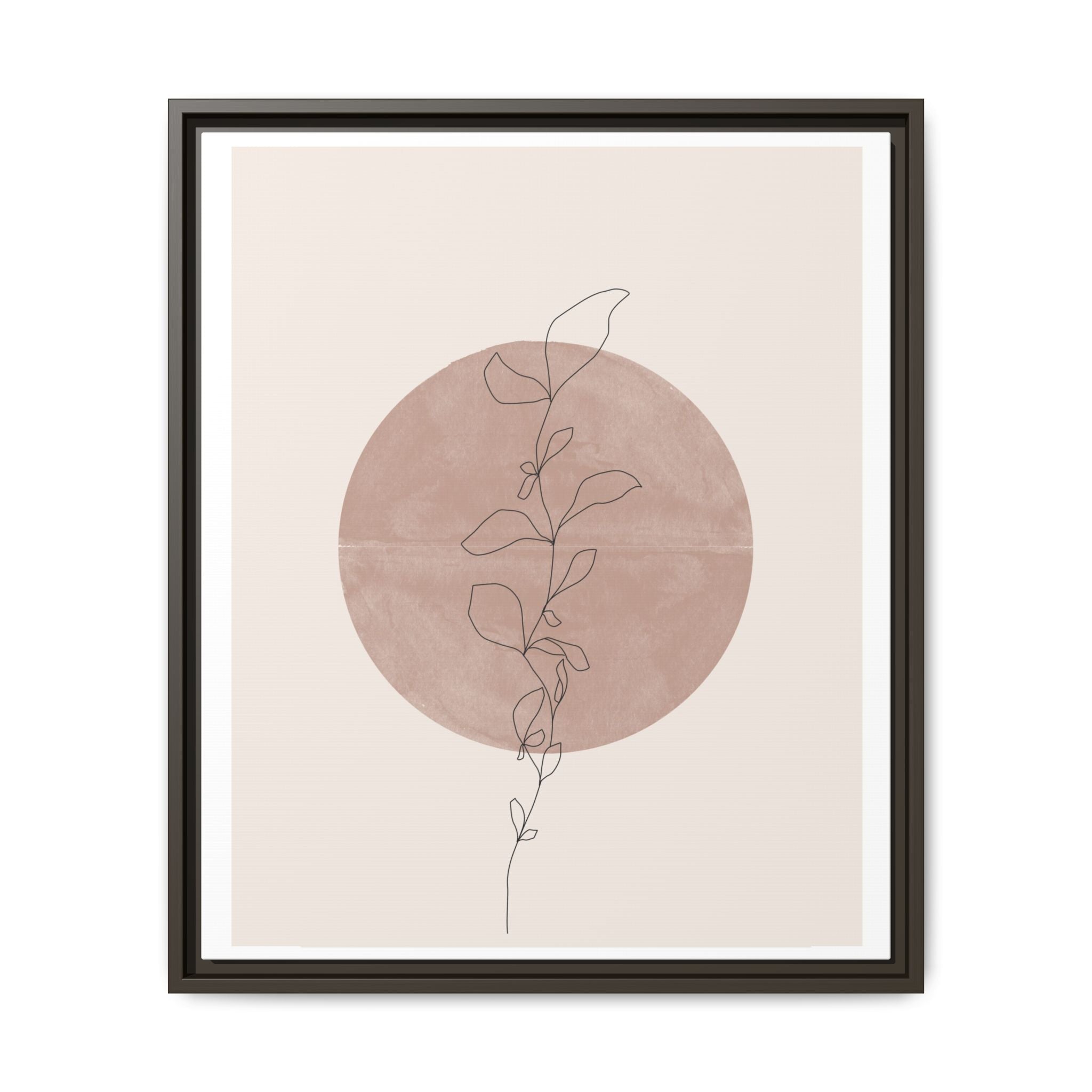 Blush Moonvine Quietude - Framed