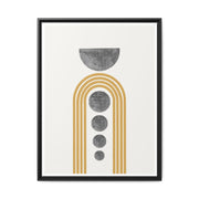 Golden Orbit Cascade - Framed