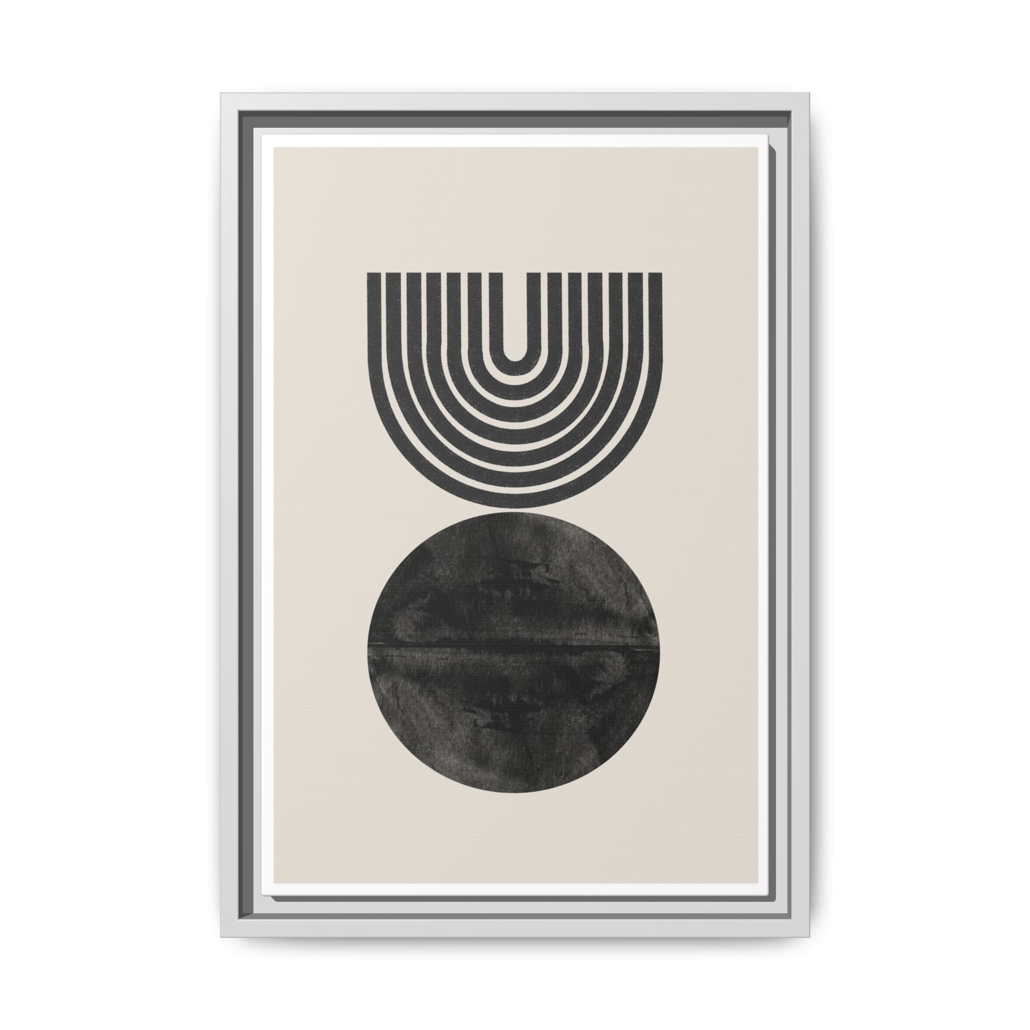 Obsidian Echo Arches - Framed