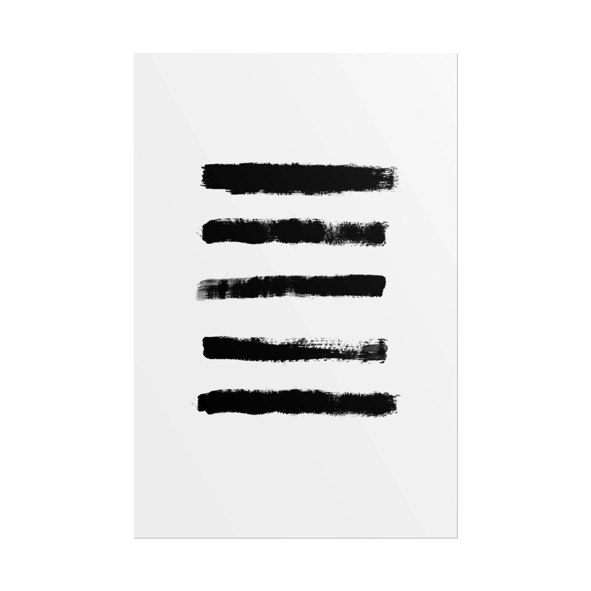 Obsidian Silence Strokes - Poster