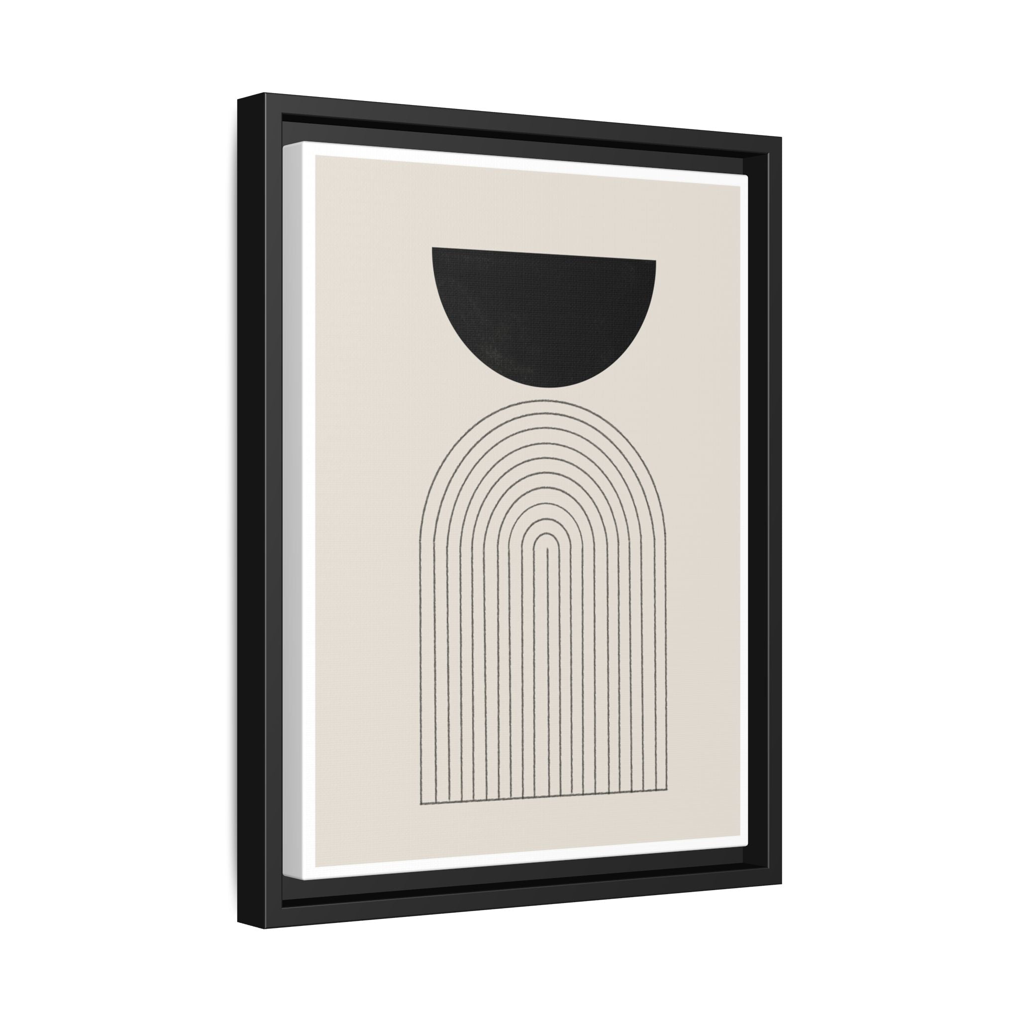 Midnight Portal Lines - Framed