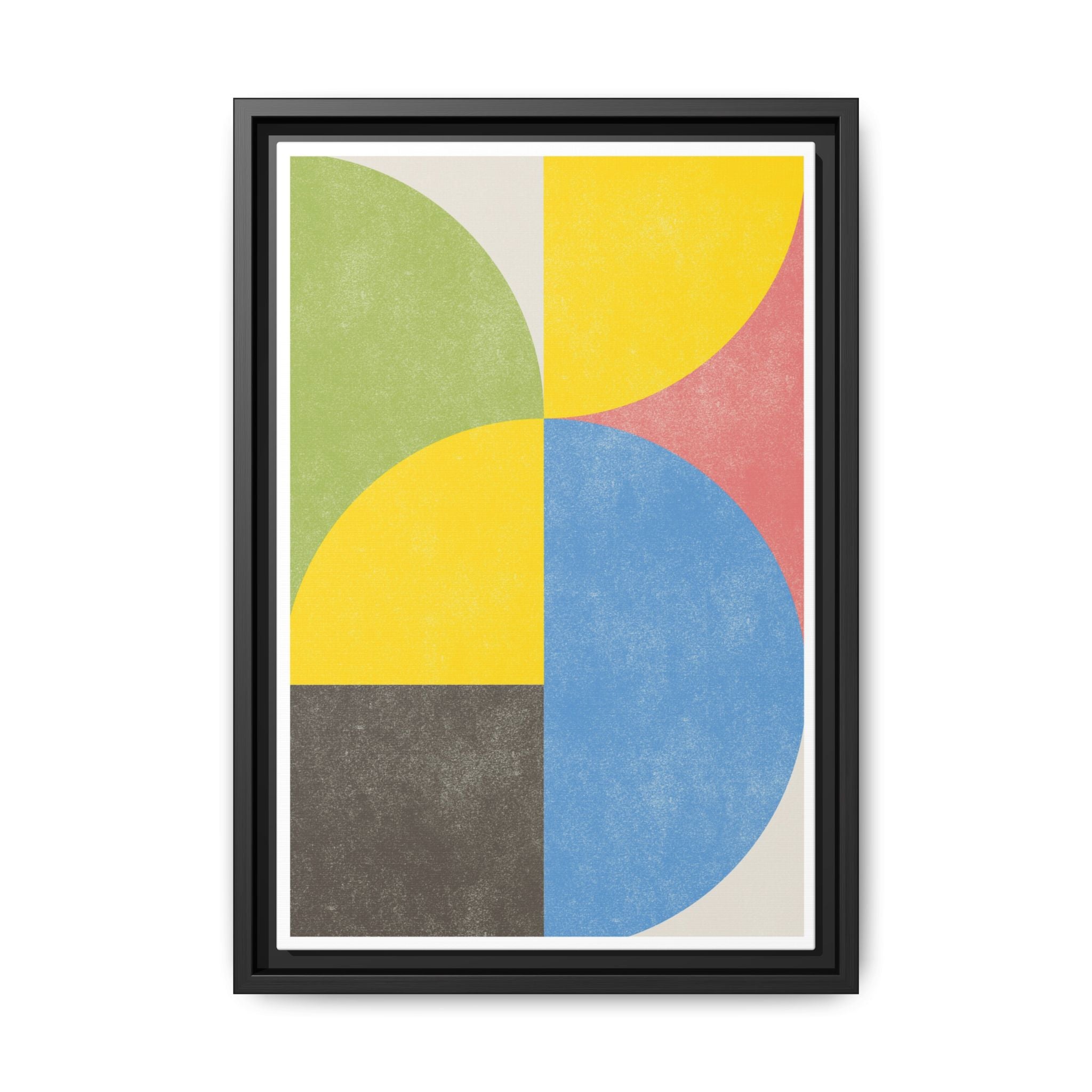 Pastel Orbit Rhythm - Framed