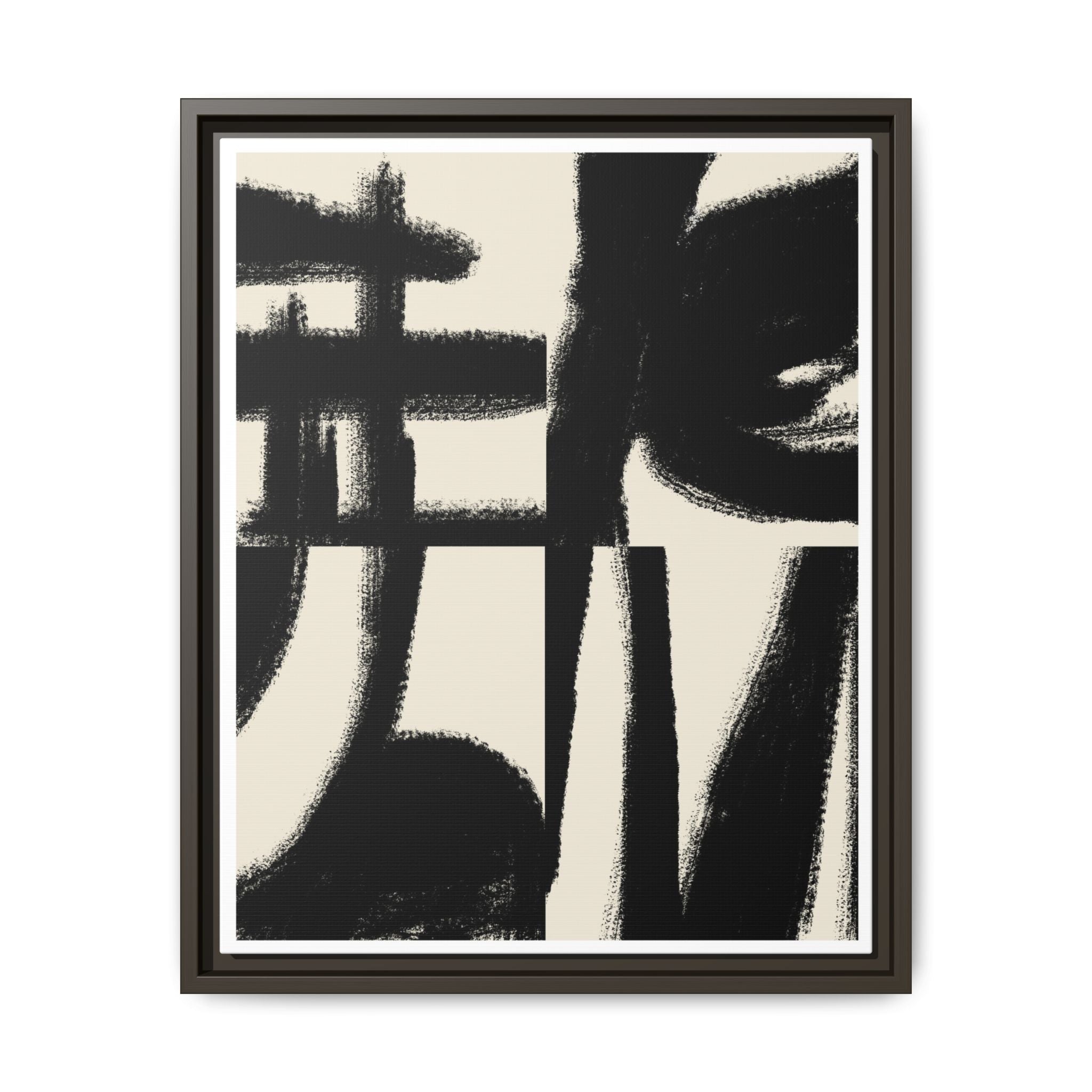 Midnight Gesture Fragments - Framed