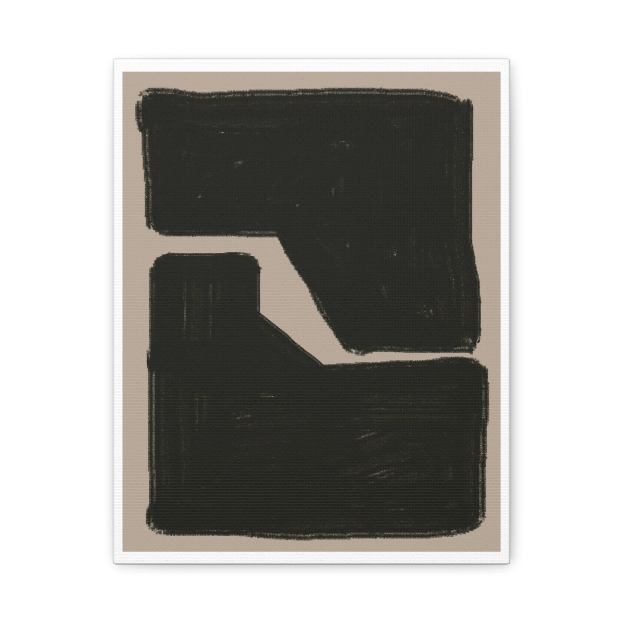 Midnight Geometry Passage - Canvas