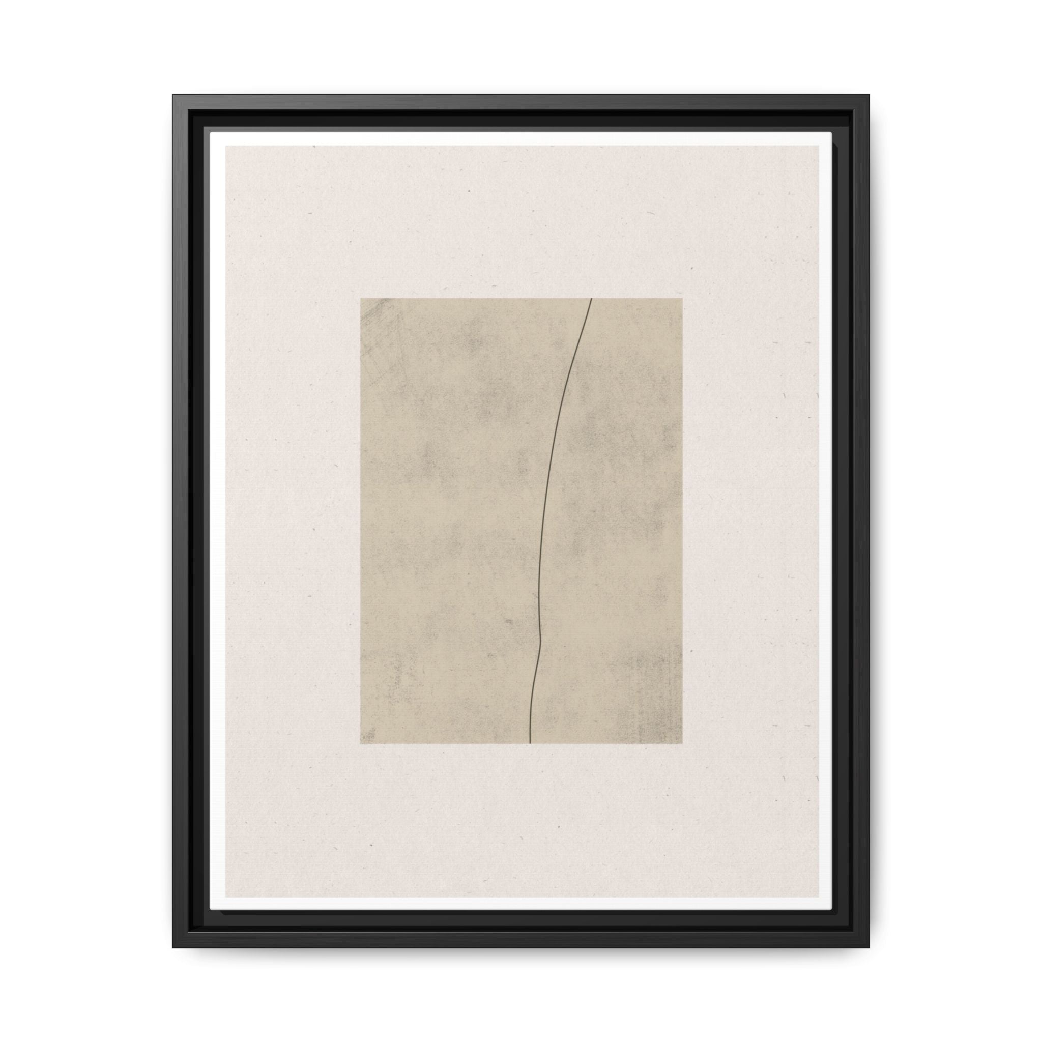 Quiet Contour Passage - Framed
