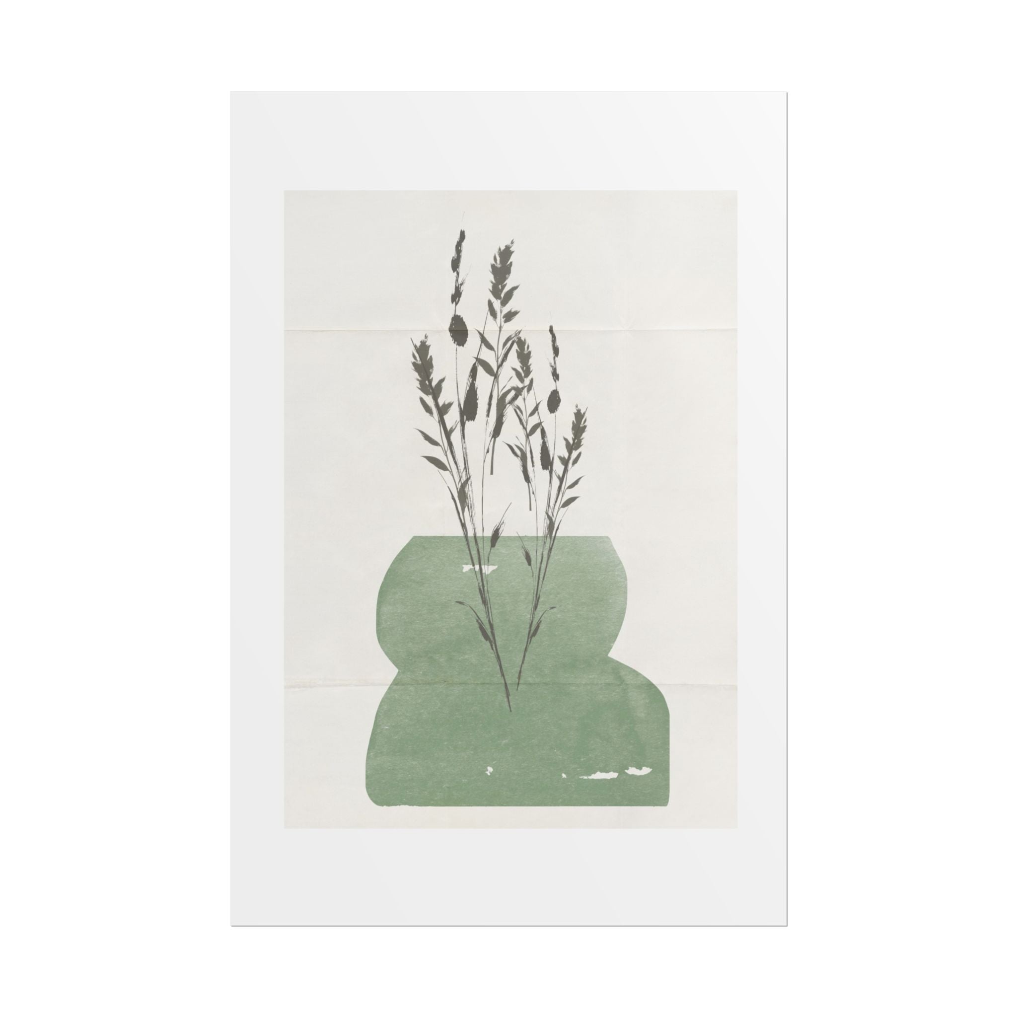 Sage Meadow Silhouette - Poster