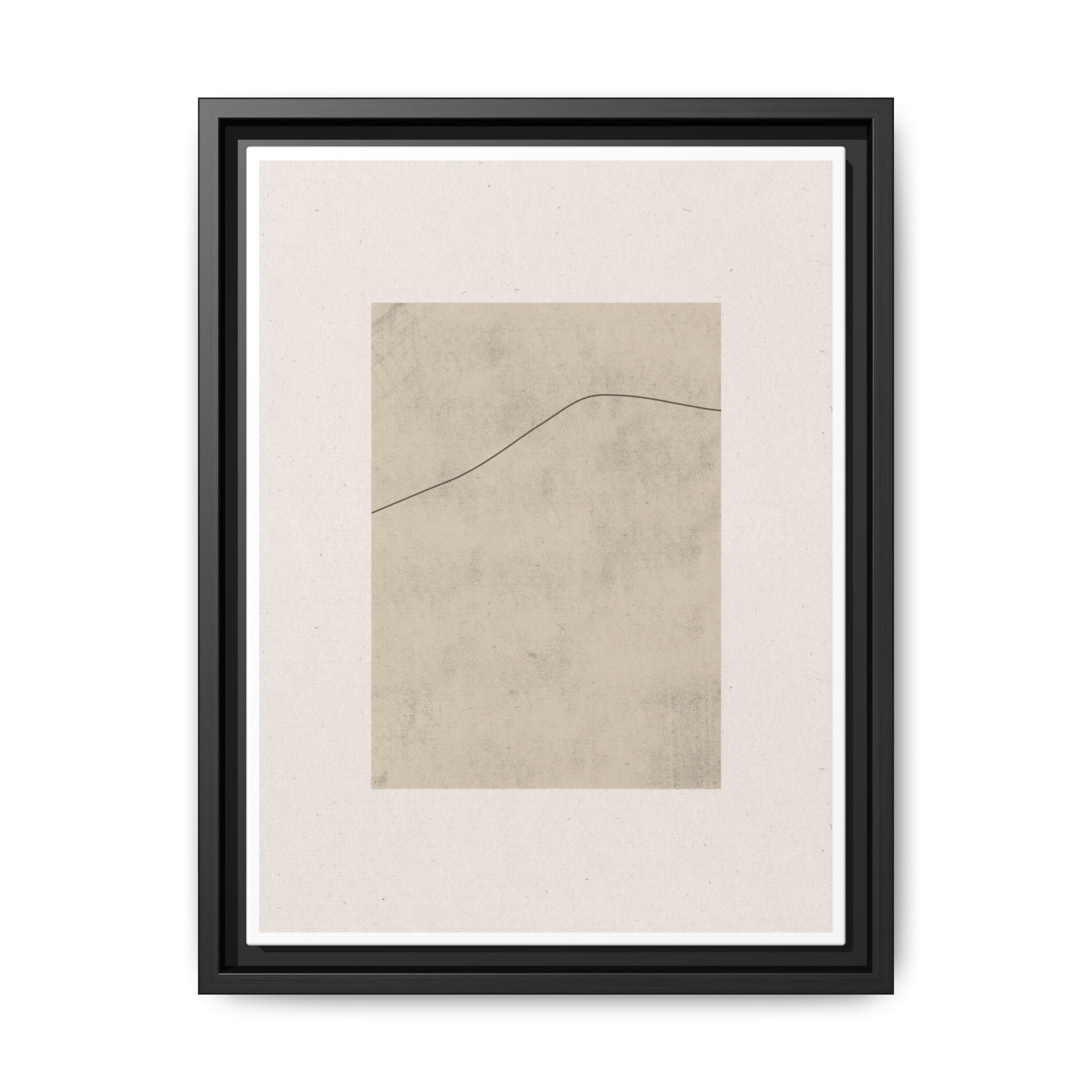 Whispered Horizon Trace - Framed