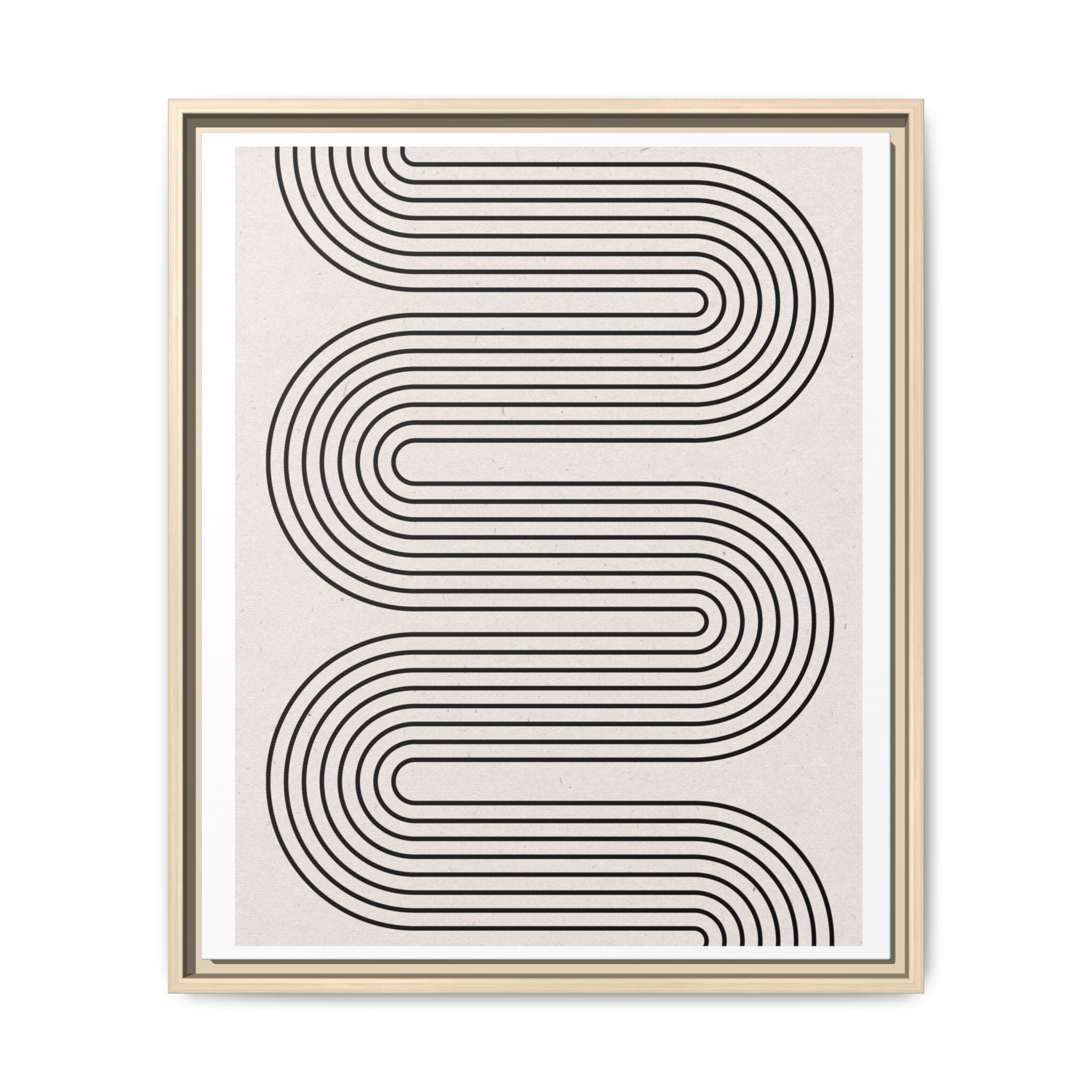 Monoline Rhythm Cascade - Framed