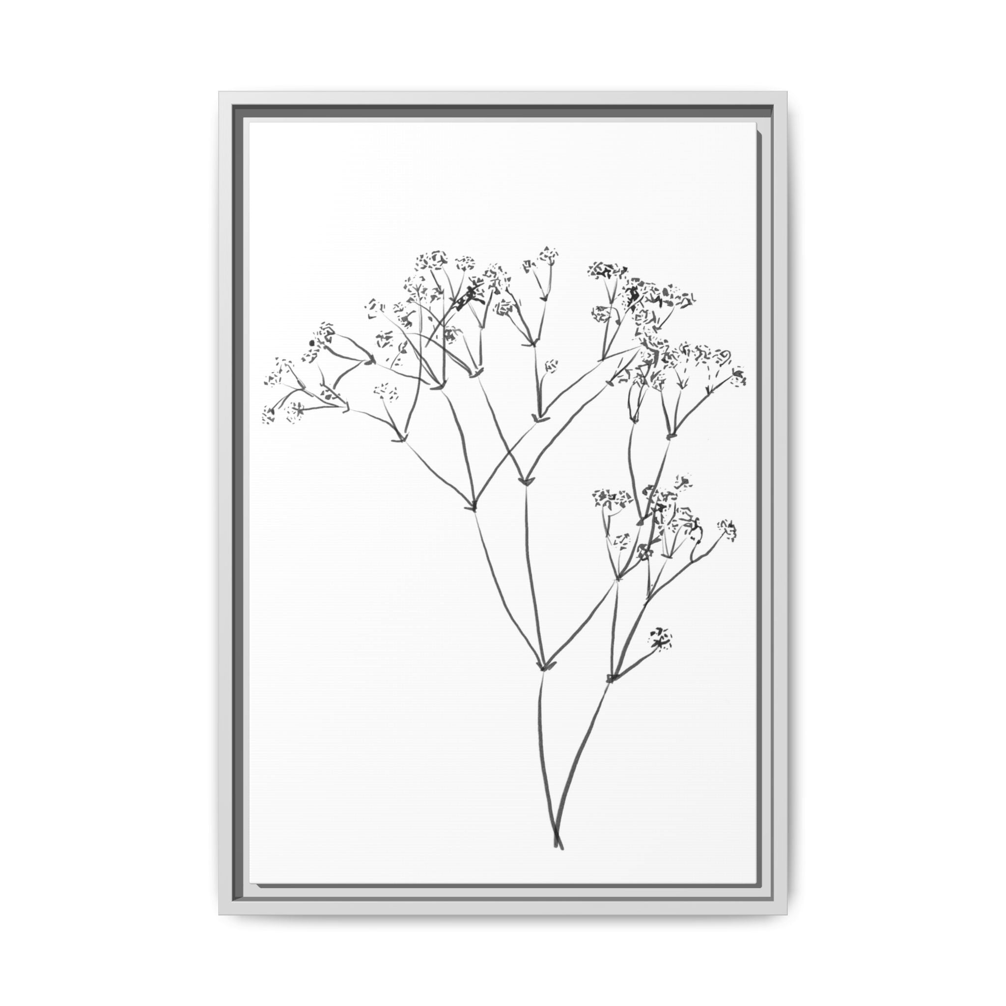 Whispering Meadow Sketch - Framed