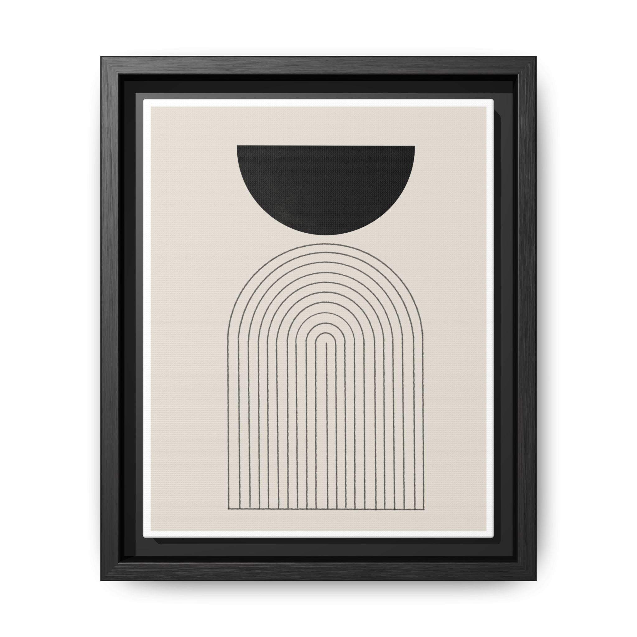 Midnight Portal Lines - Framed