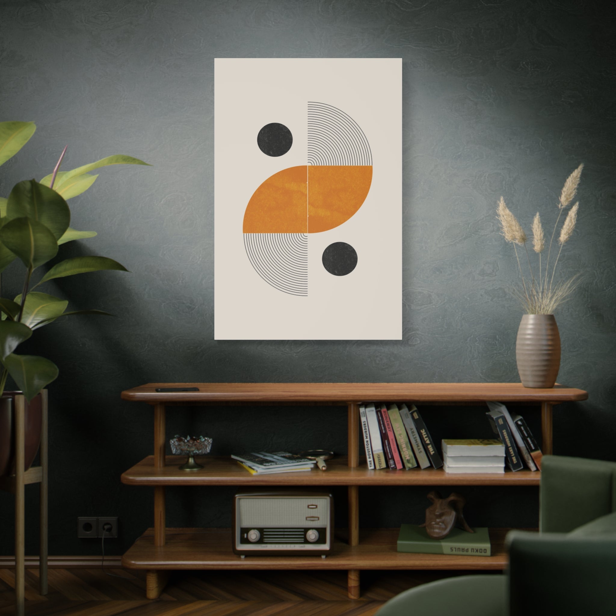 Amber Orbit Balance - Canvas