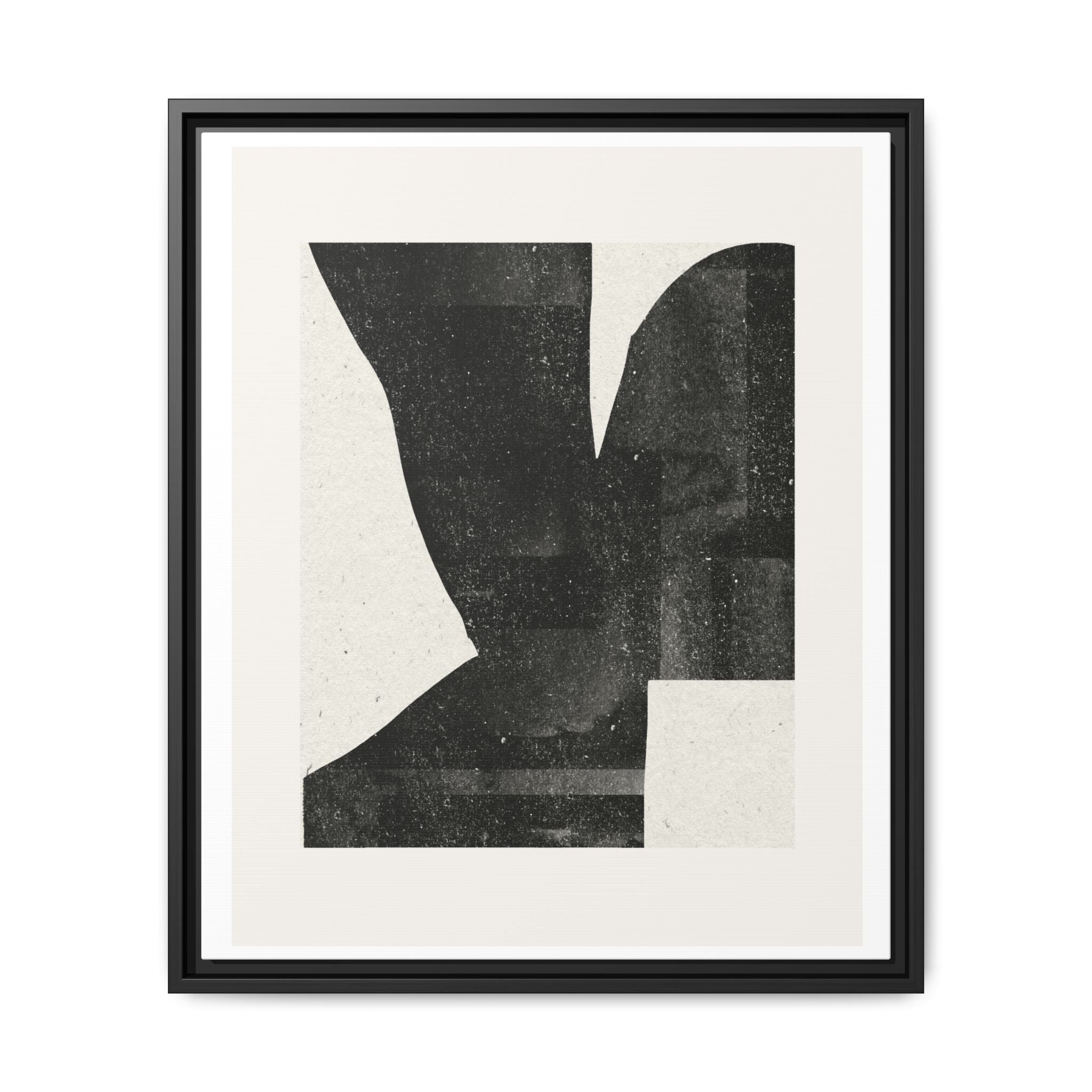Noir Balance Echoes - Framed