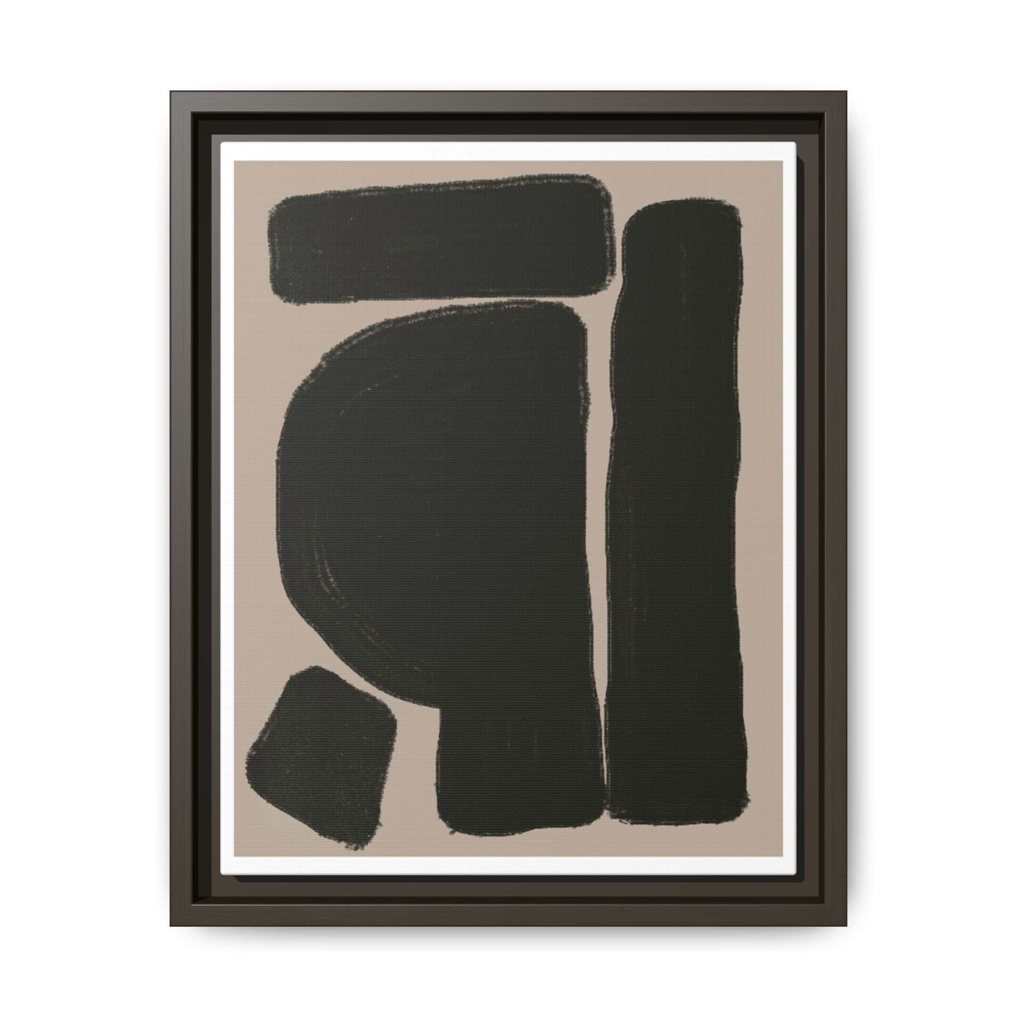 Velvet Obsidian Forms - Framed