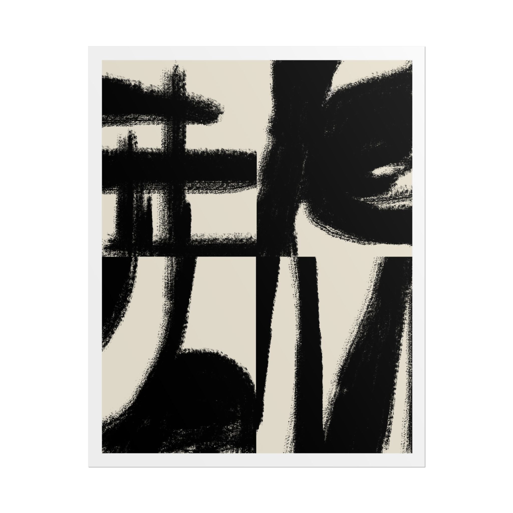 Midnight Gesture Fragments - Poster