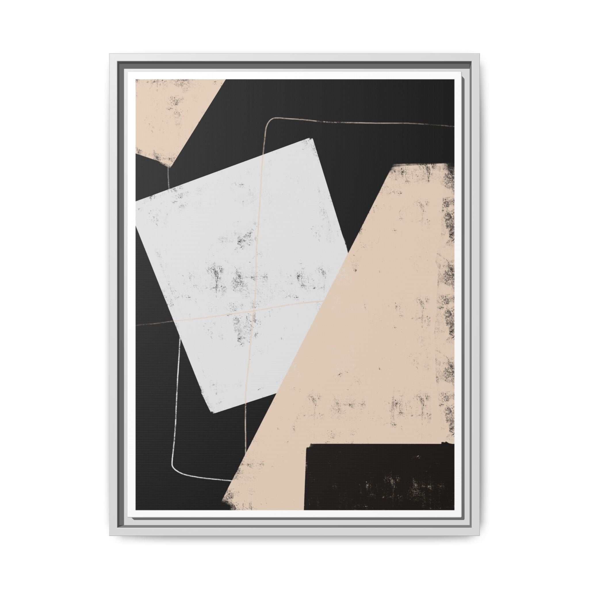 Silent Geometry Passage - Framed