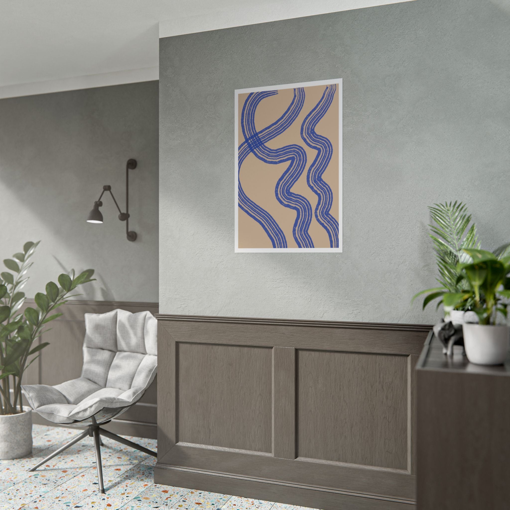 Azure Motion Paths - Poster
