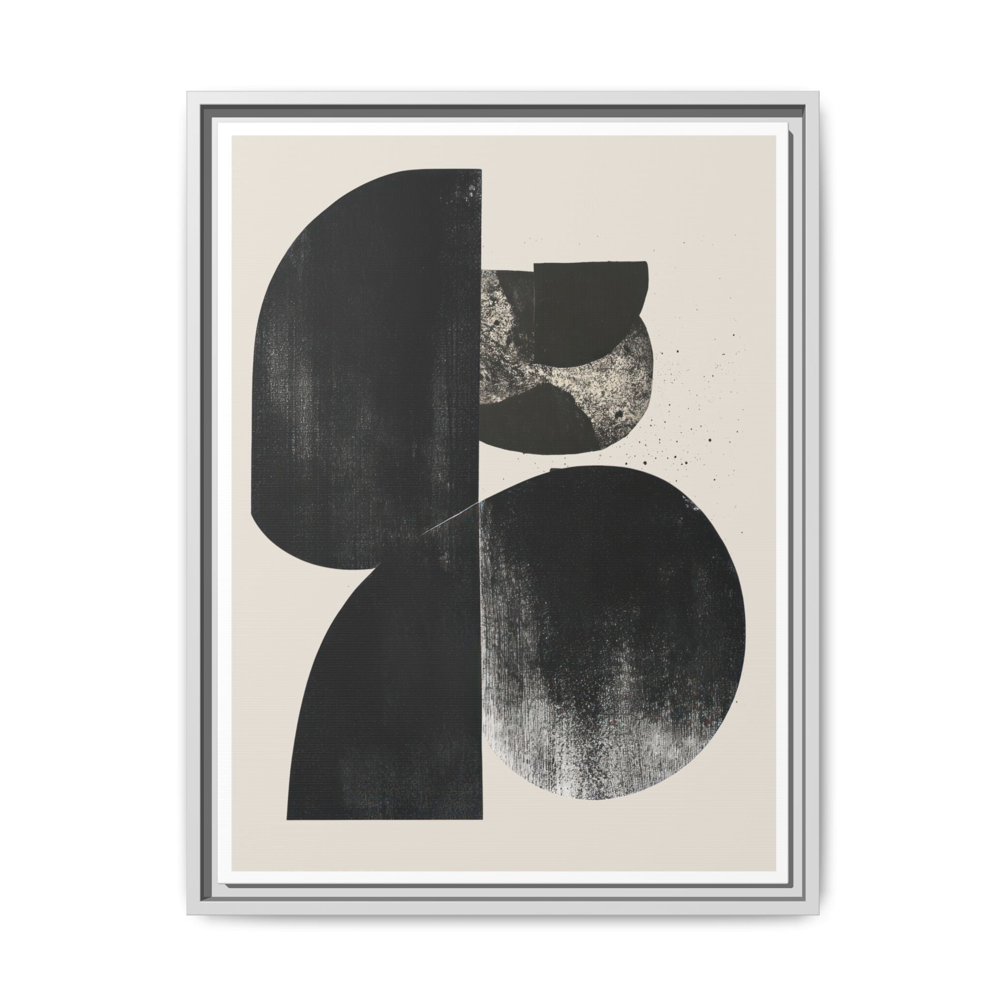 Obsidian Drift Composition - Framed