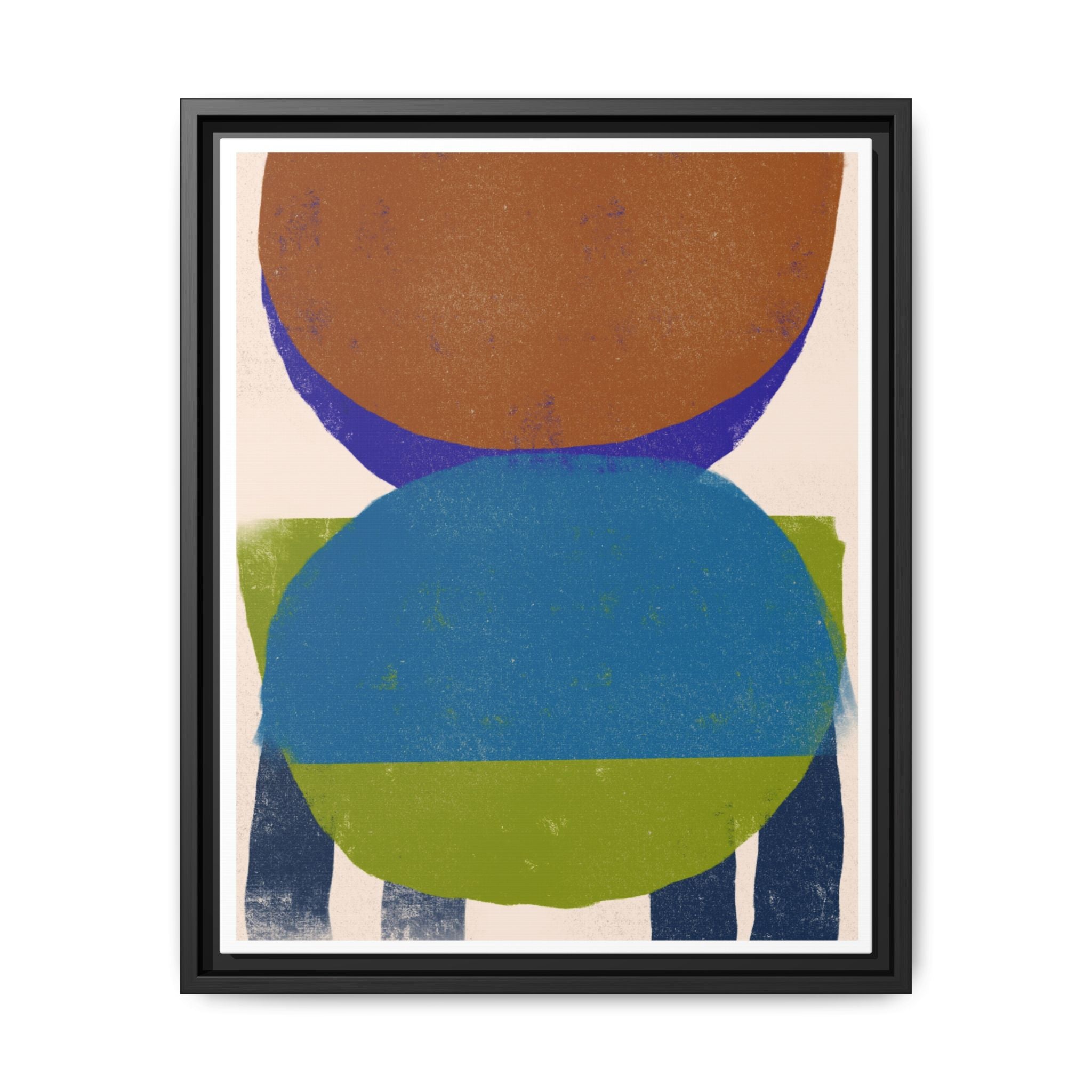Azure Meadow Eclipse - Framed