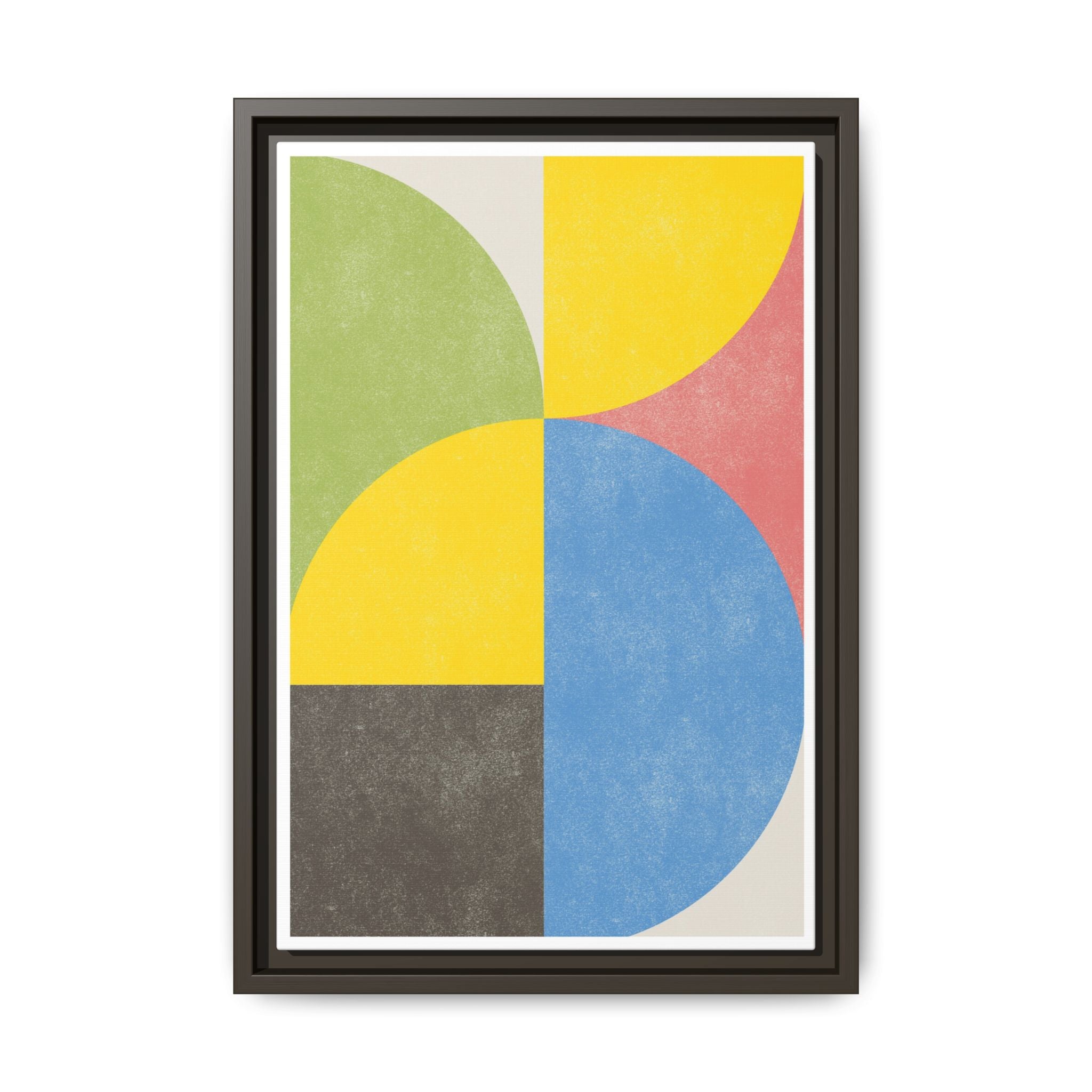 Pastel Orbit Rhythm - Framed