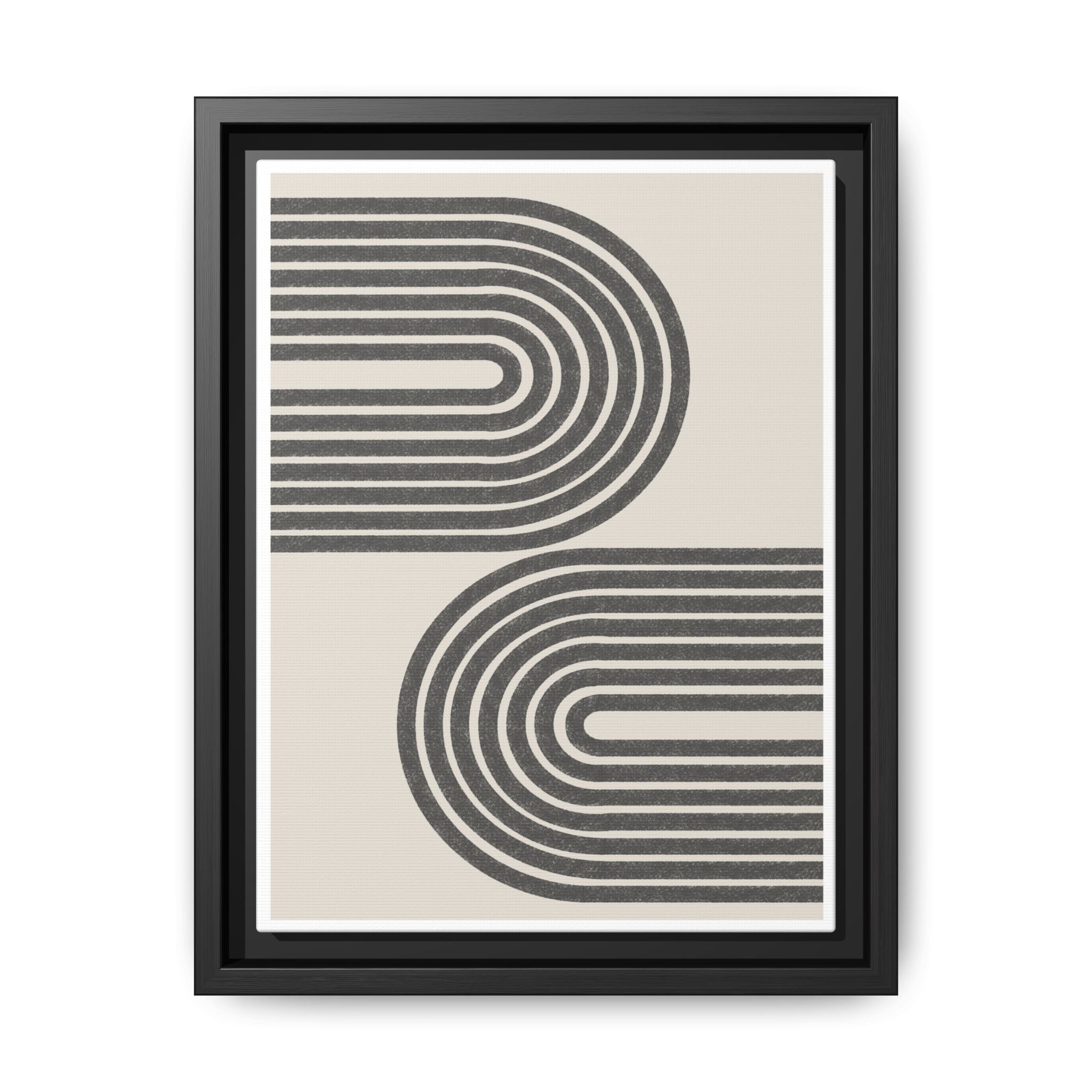 Twin Horizon Currents - Framed