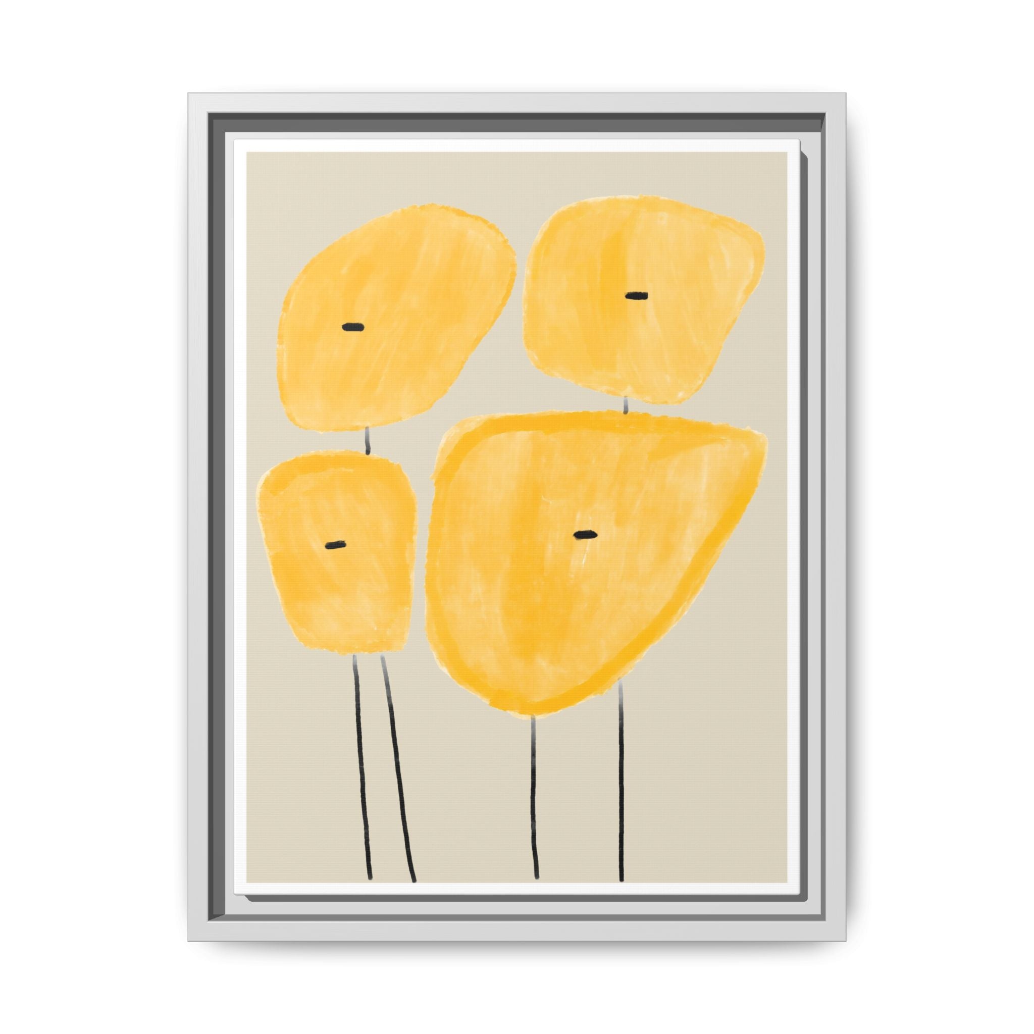 Golden Meadow Figures - Framed