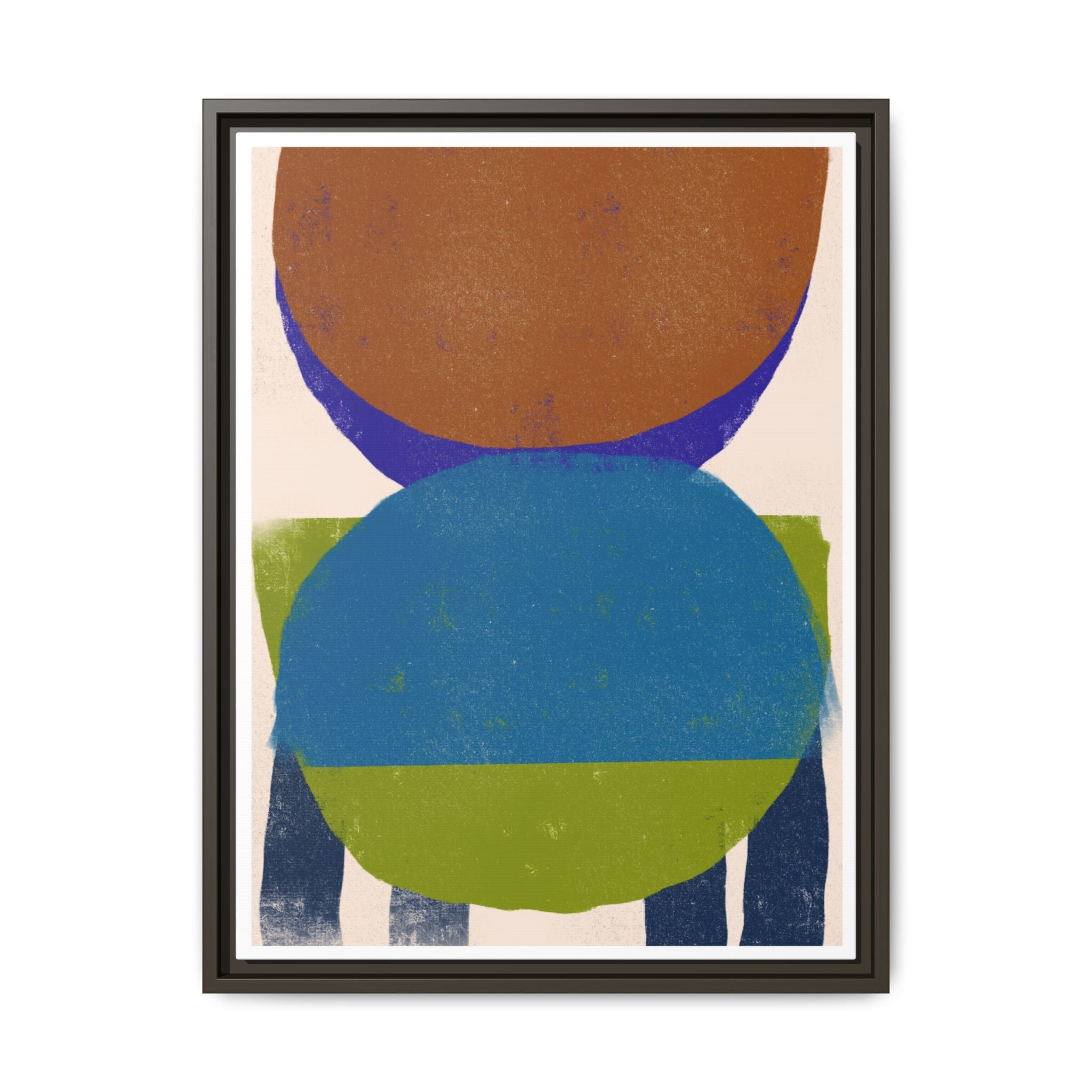Azure Meadow Eclipse - Framed