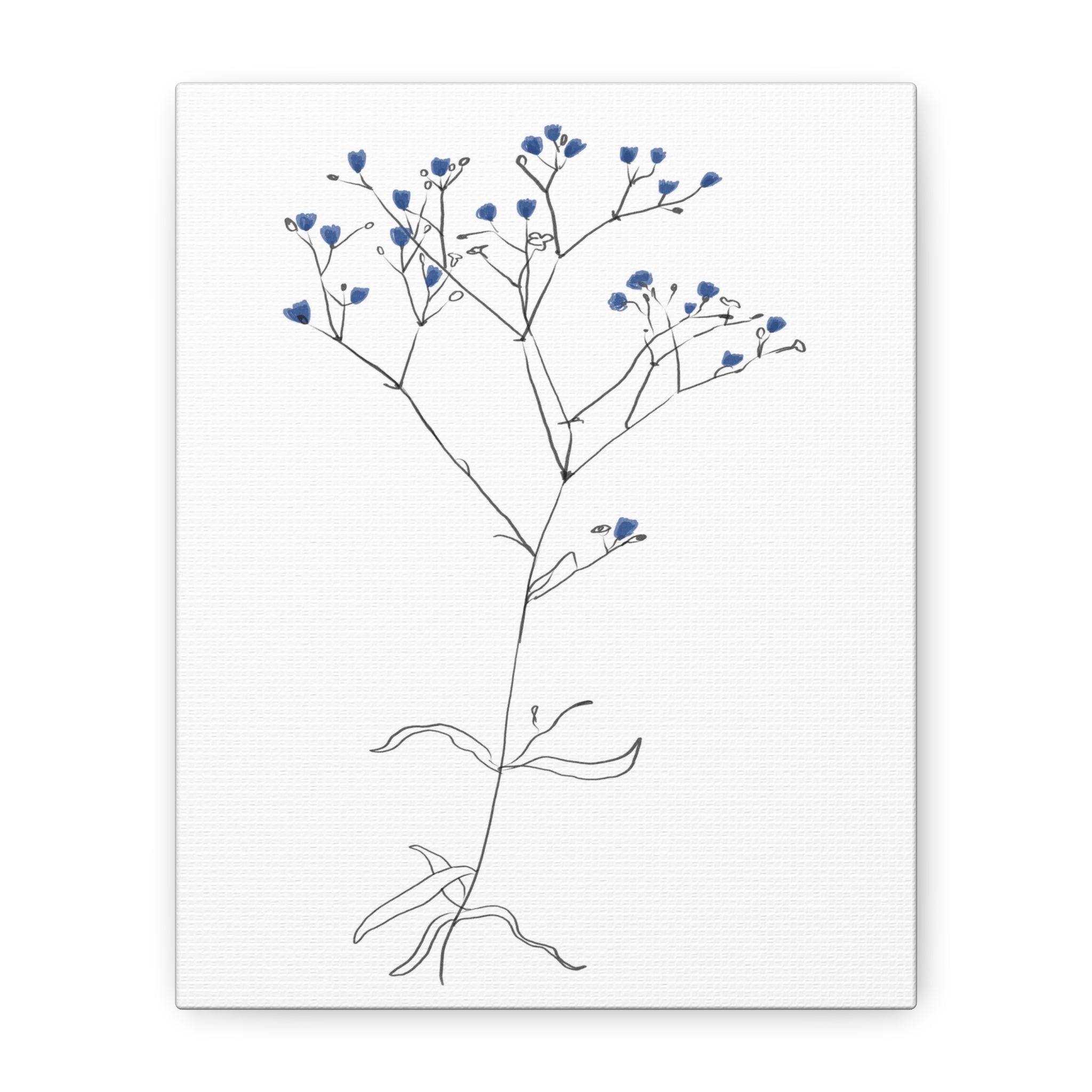Blue Meadow Whisper - Canvas