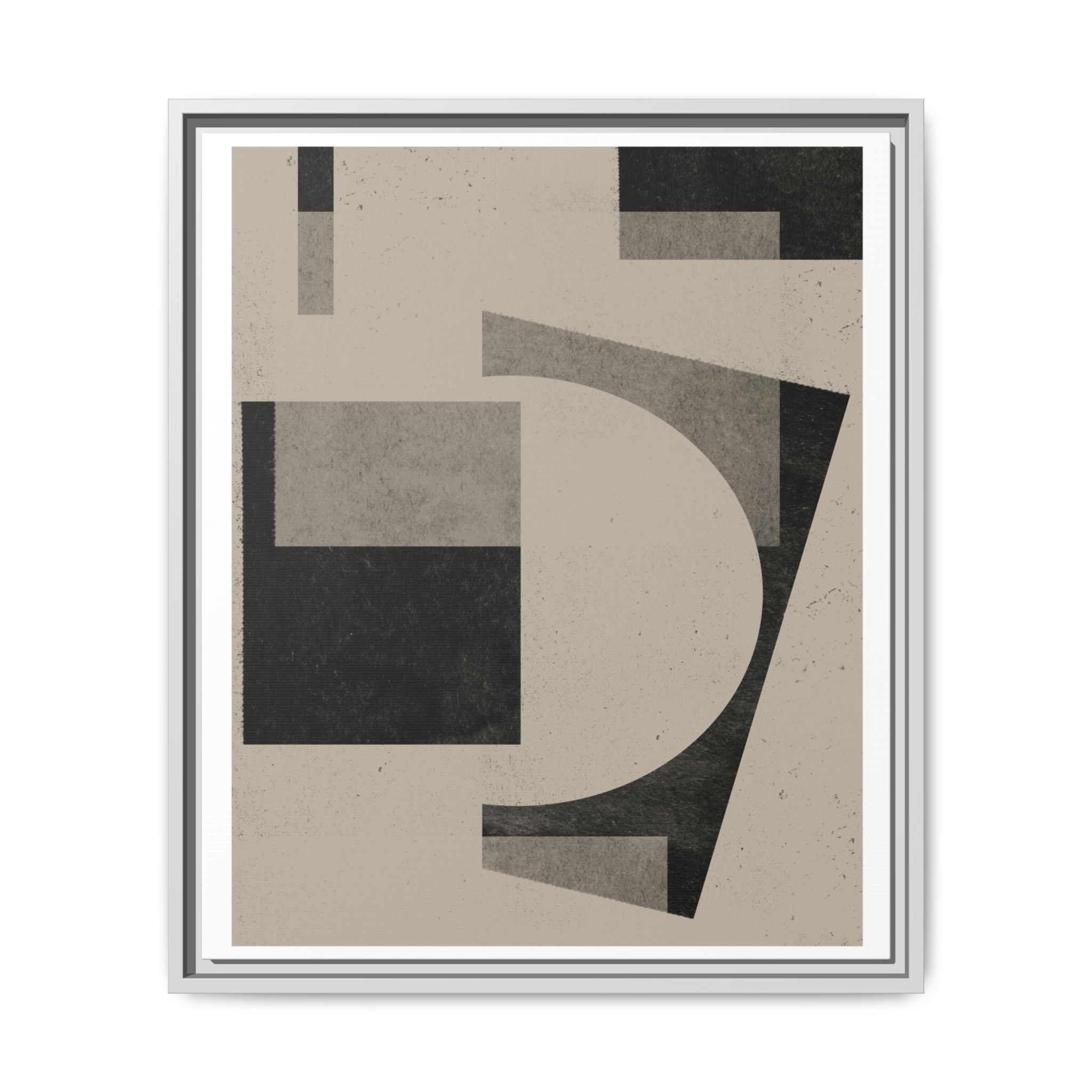 Obsidian Balance Study - Framed