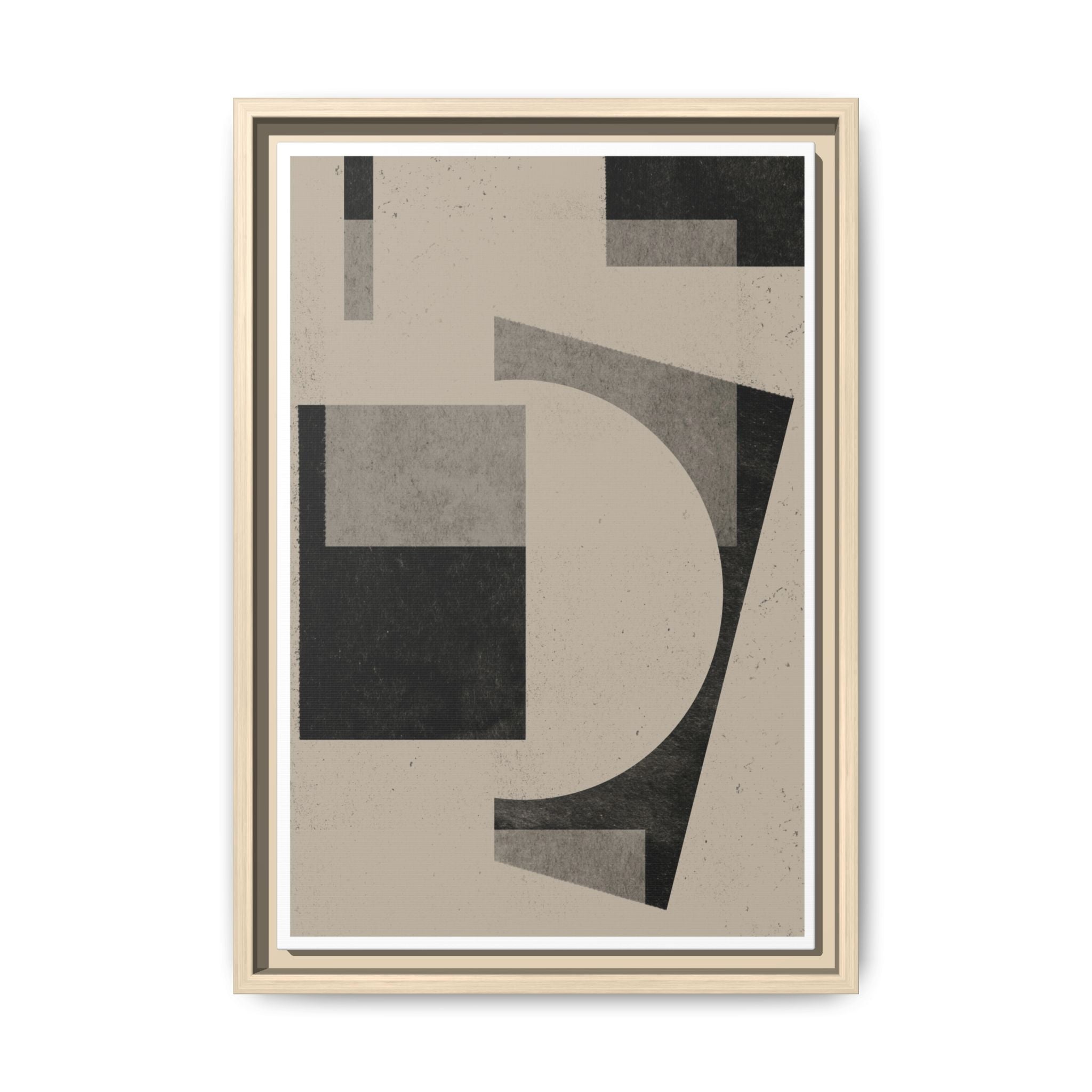 Obsidian Balance Study - Framed